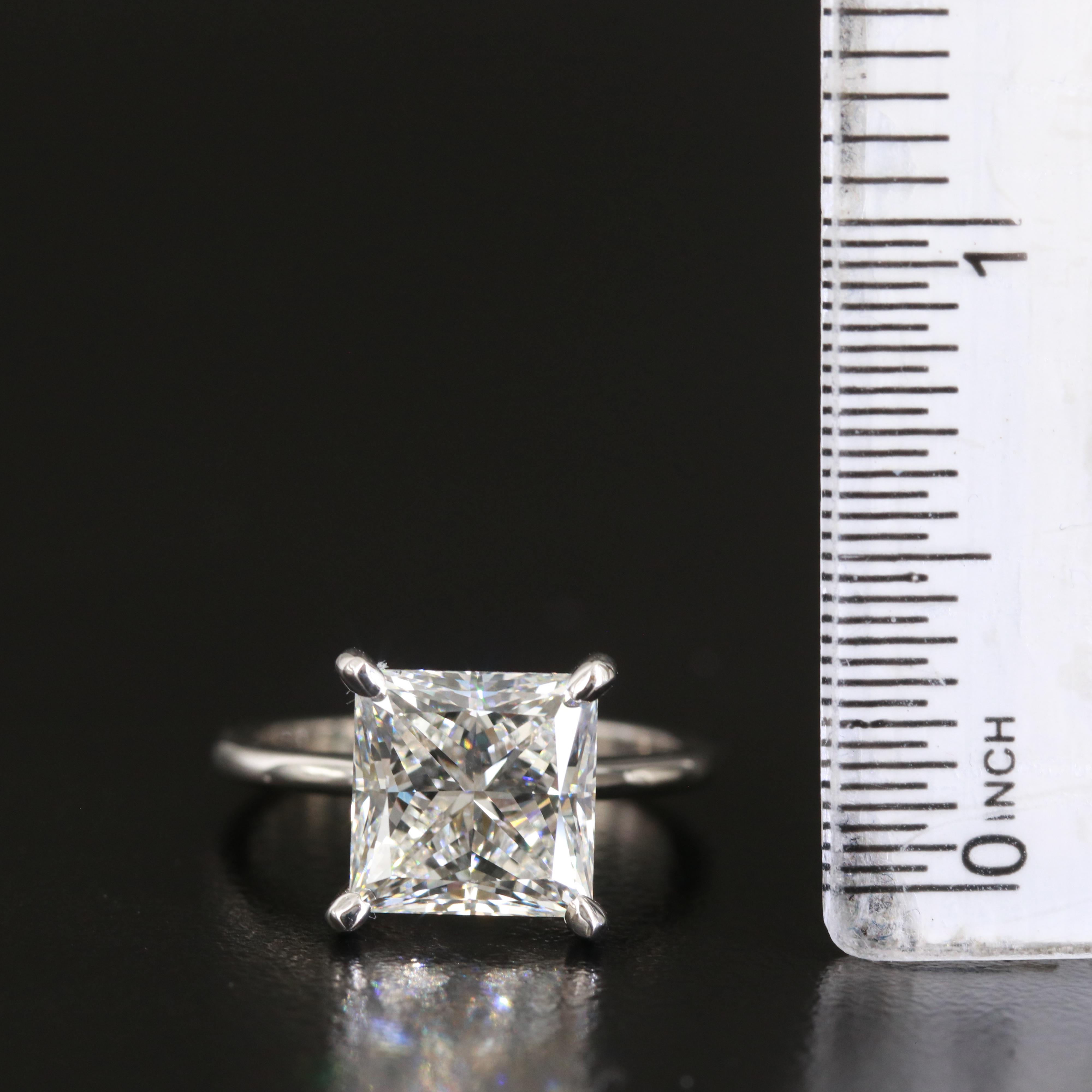 14K 5.02 CT Diamond Solitaire Ring with IGI Report