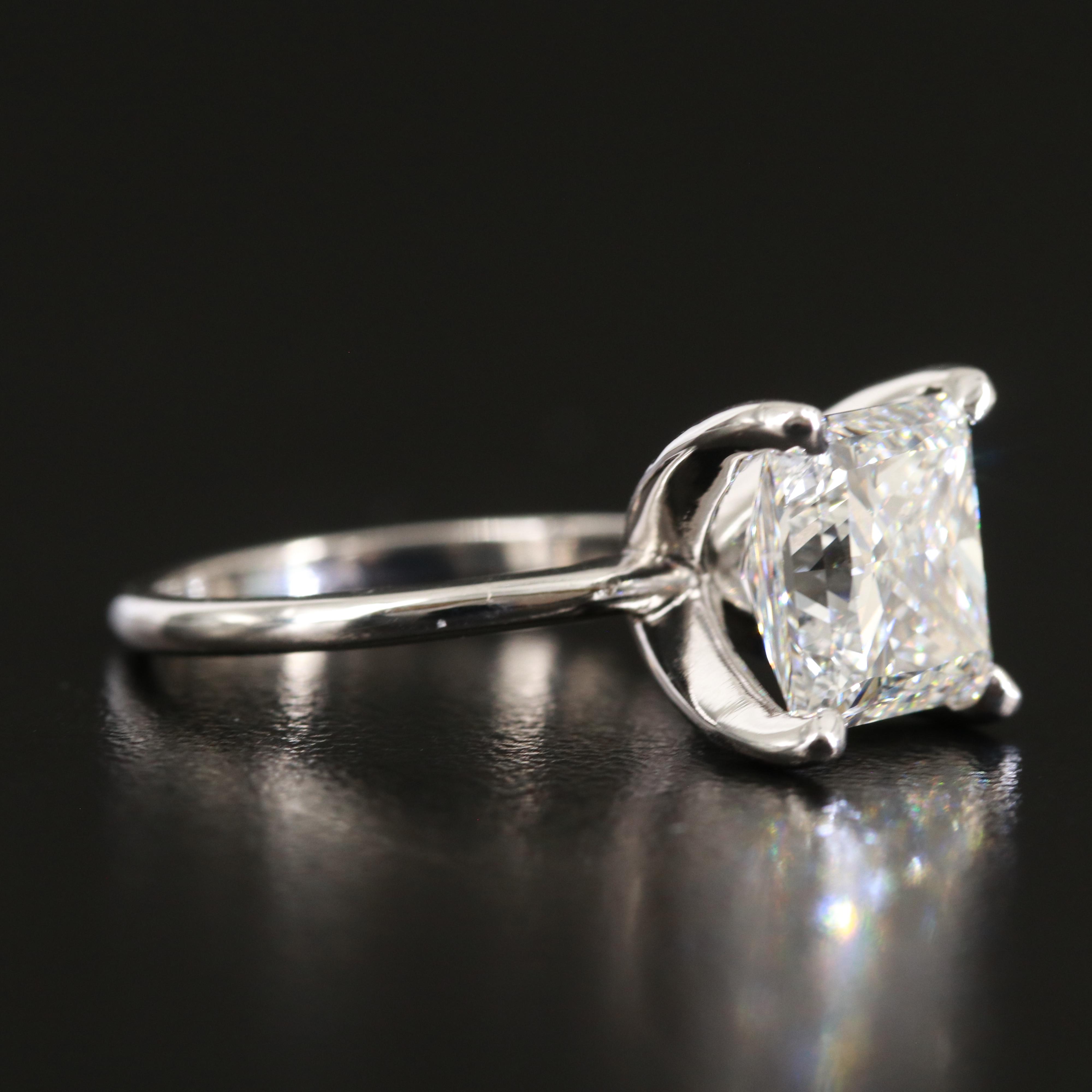 14K 5.02 CT Diamond Solitaire Ring with IGI Report