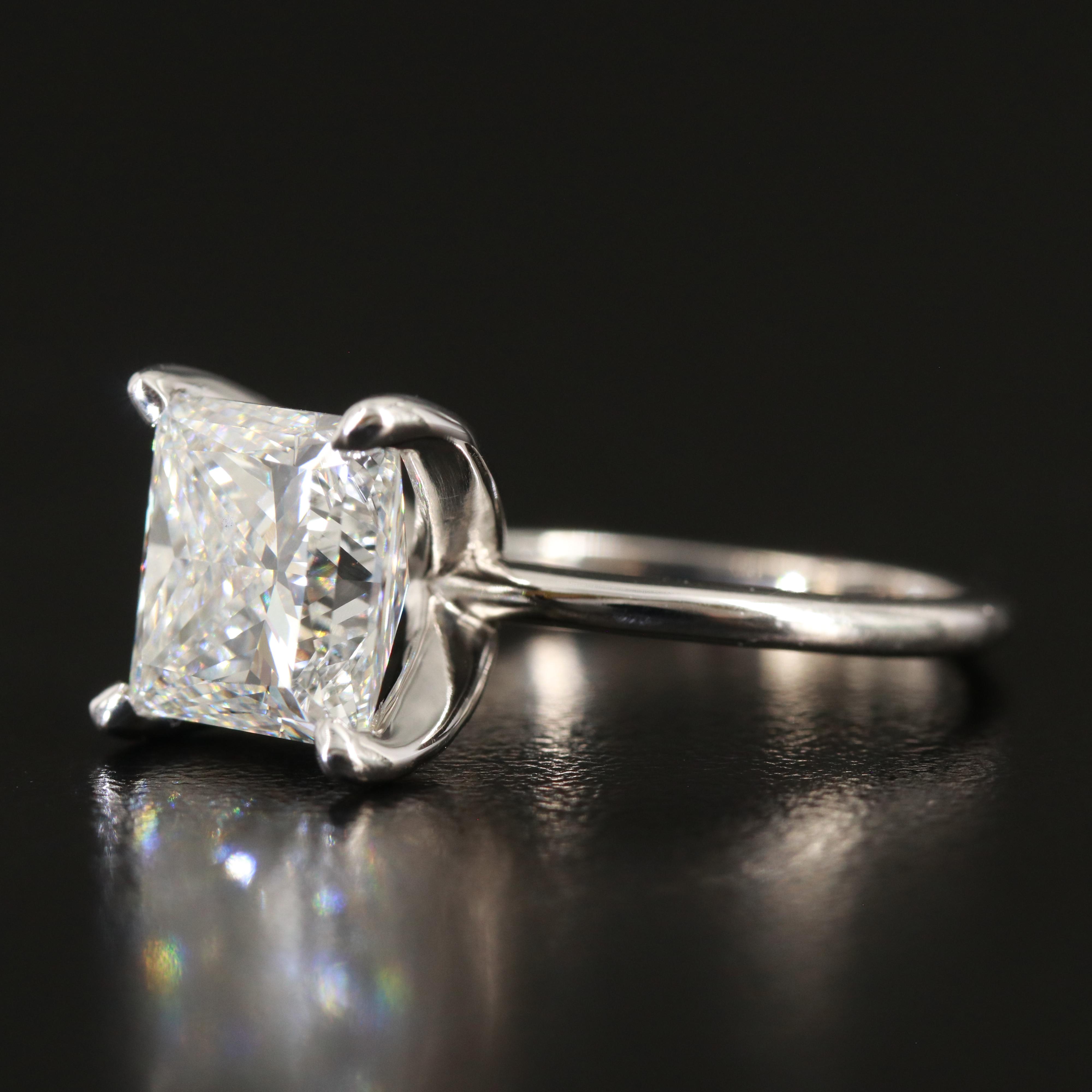 14K 5.02 CT Diamond Solitaire Ring with IGI Report