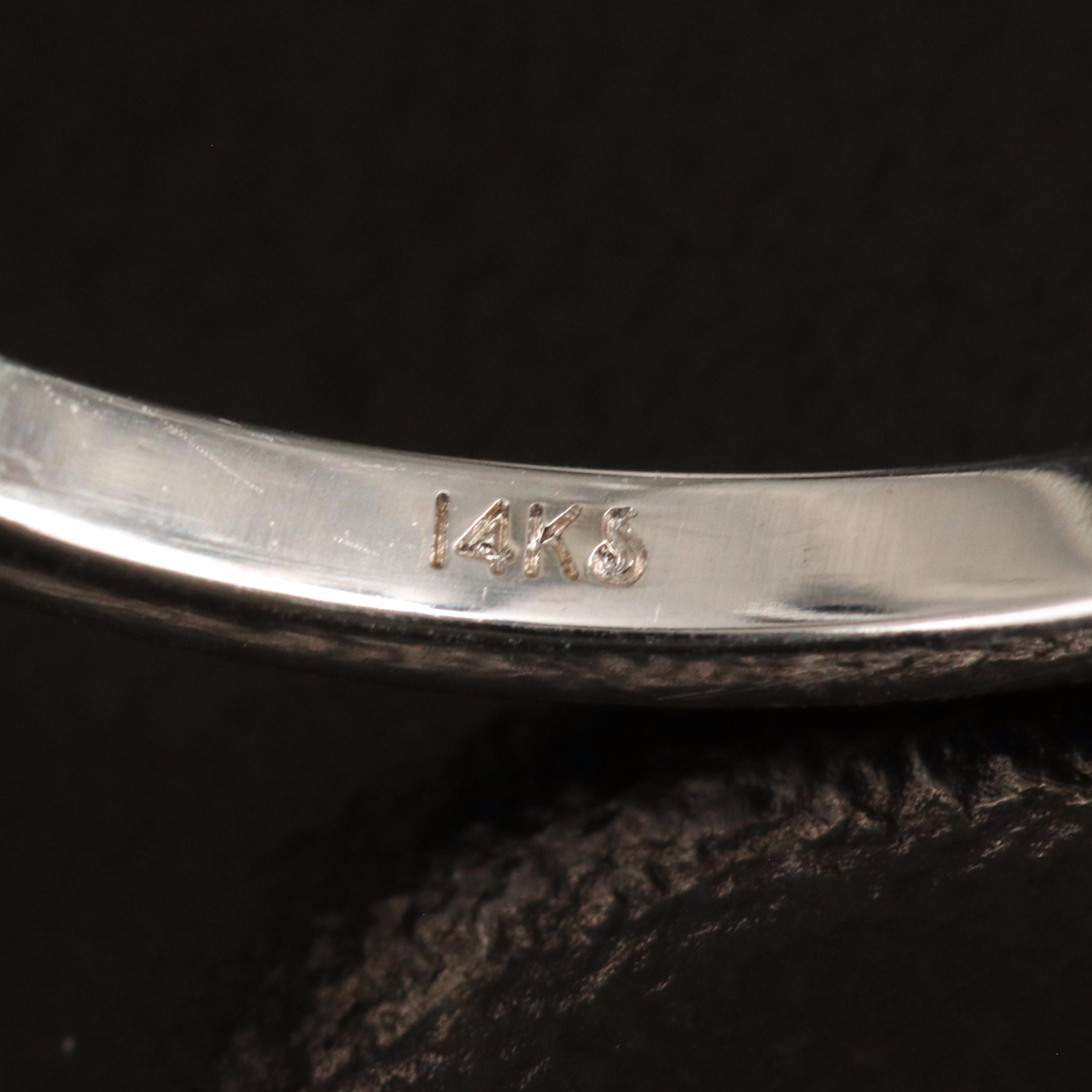 14K 5.02 CT Diamond Solitaire Ring with IGI Report