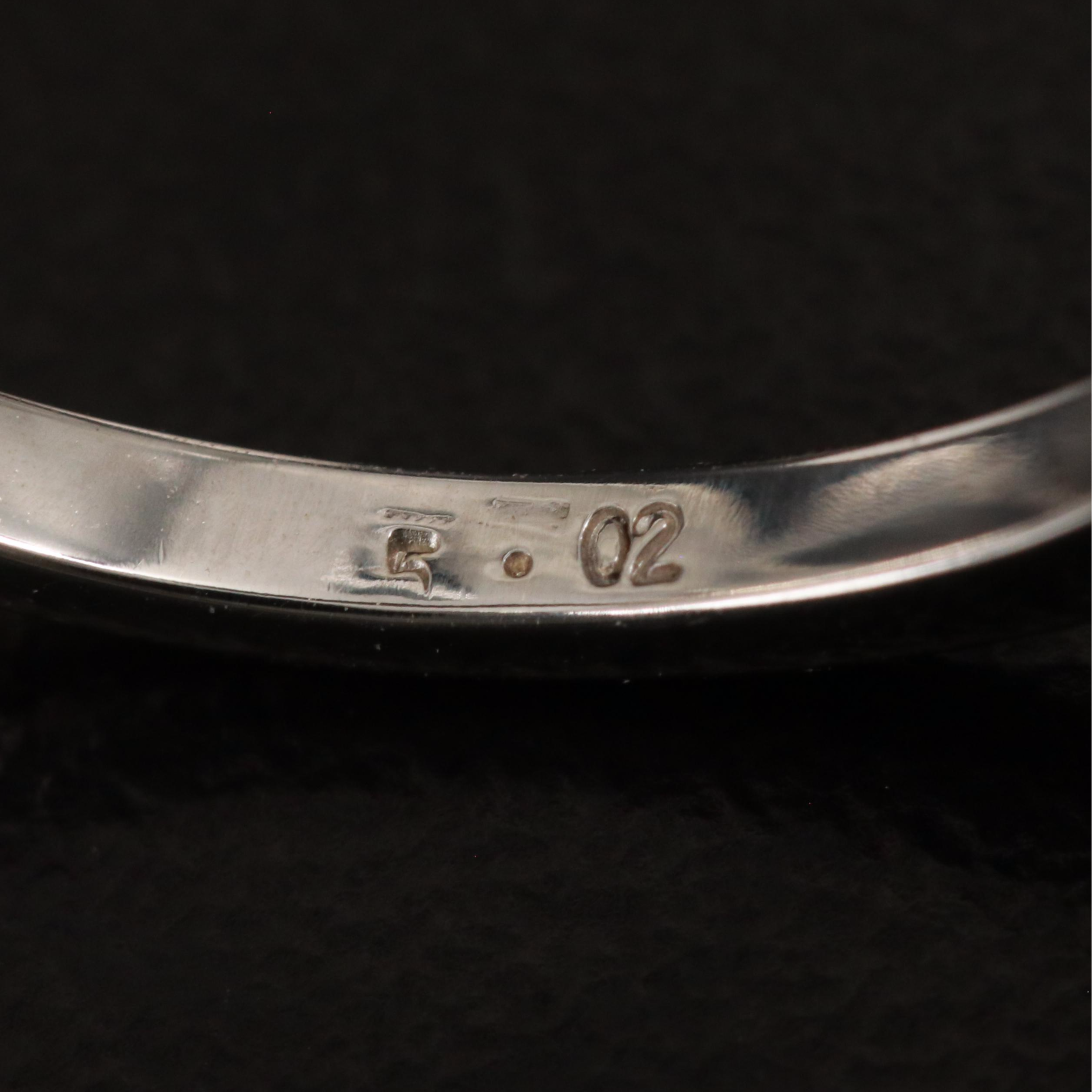 14K 5.02 CT Diamond Solitaire Ring with IGI Report