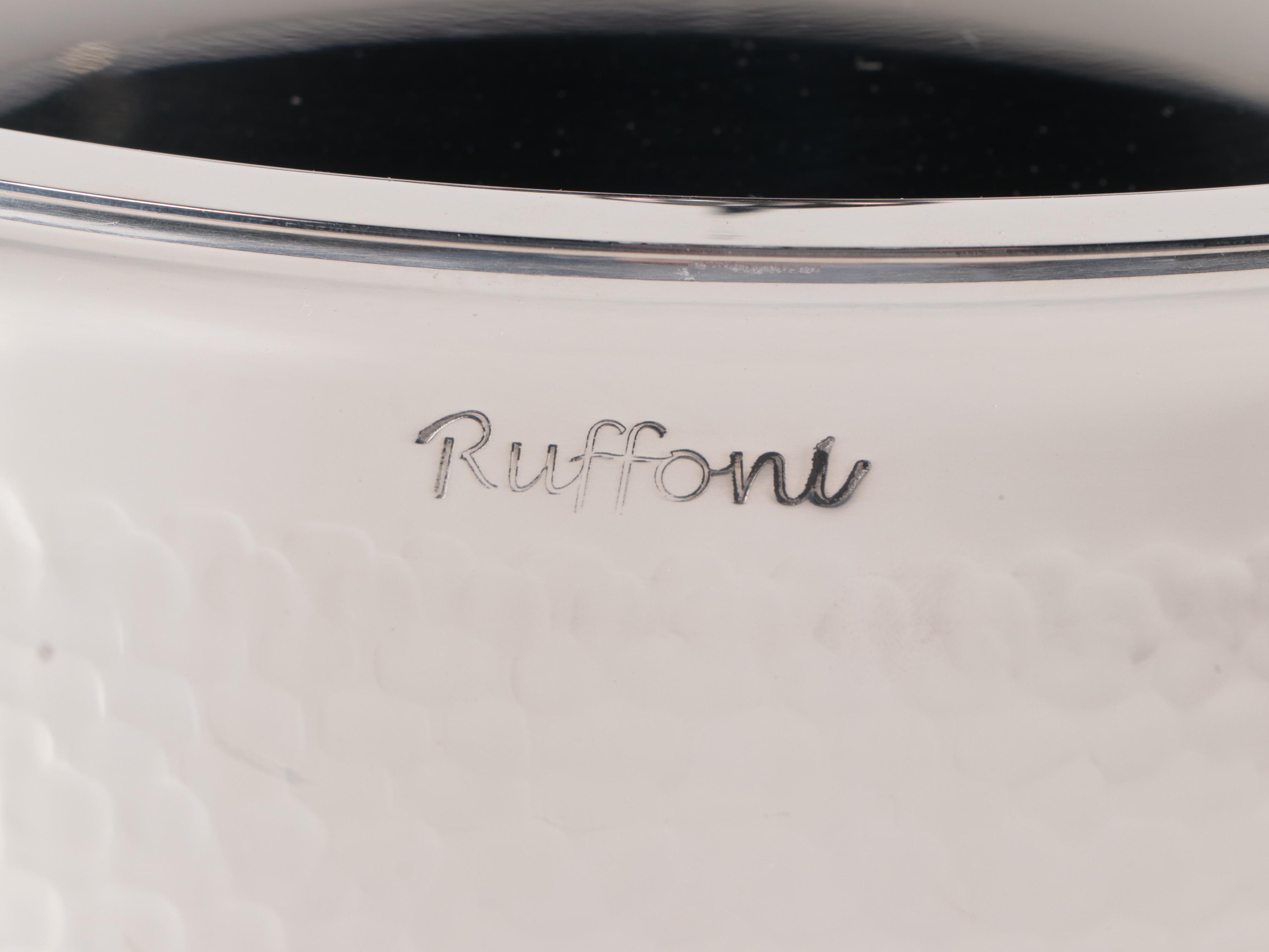 Ruffoni "Opus Prima" Hammered Stainless Steel Cookware with Silver Plate Finials