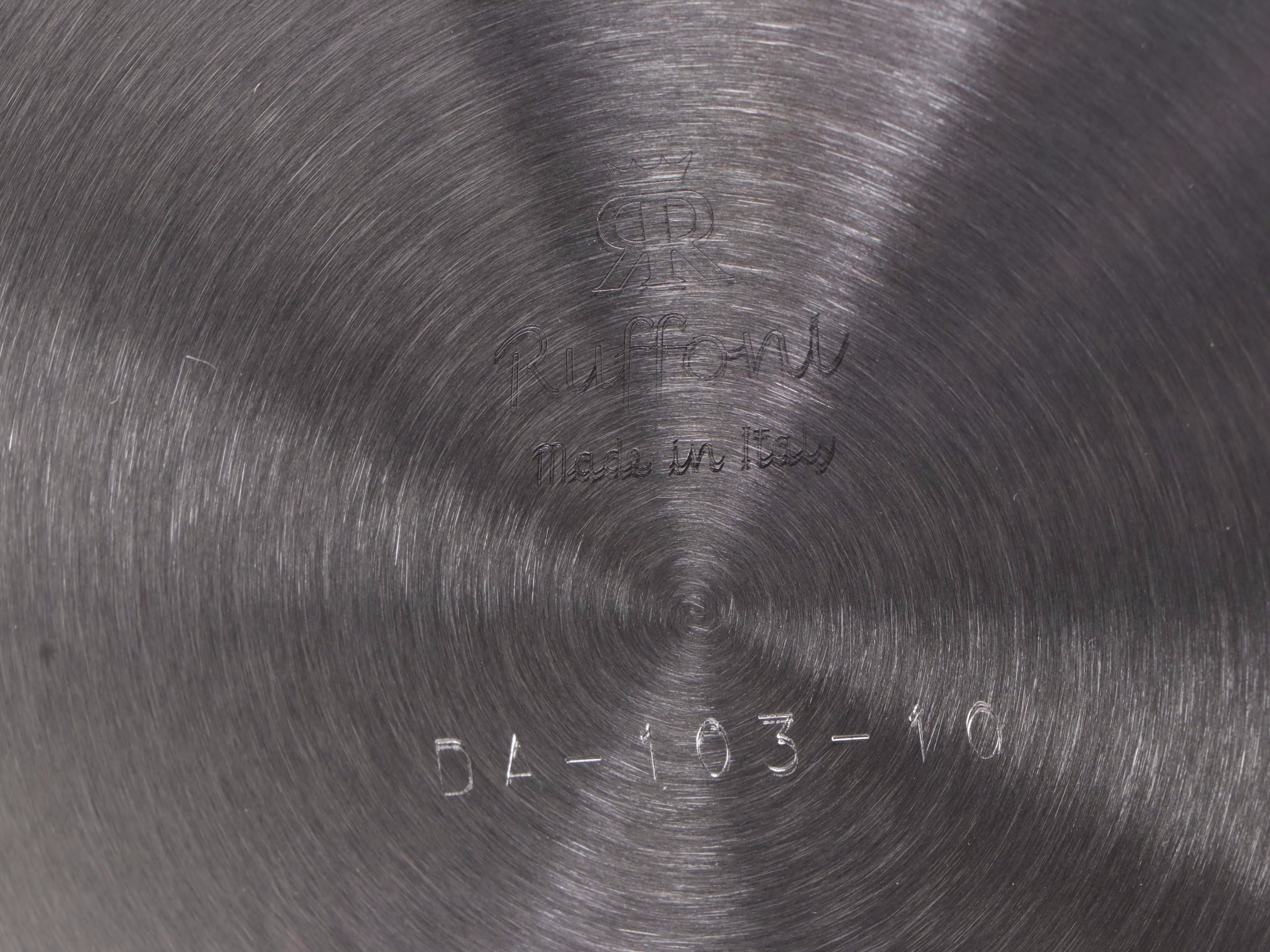 Ruffoni "Opus Prima" Hammered Stainless Steel Cookware with Silver Plate Finials