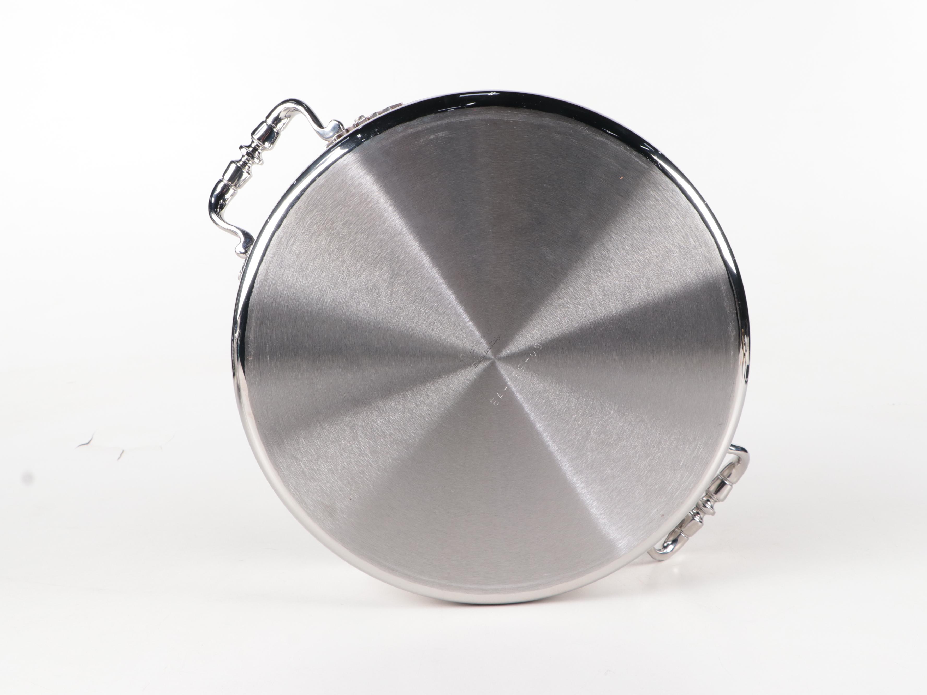 Ruffoni "Opus Prima" Hammered Stainless Steel Cookware with Silver Plate Finials