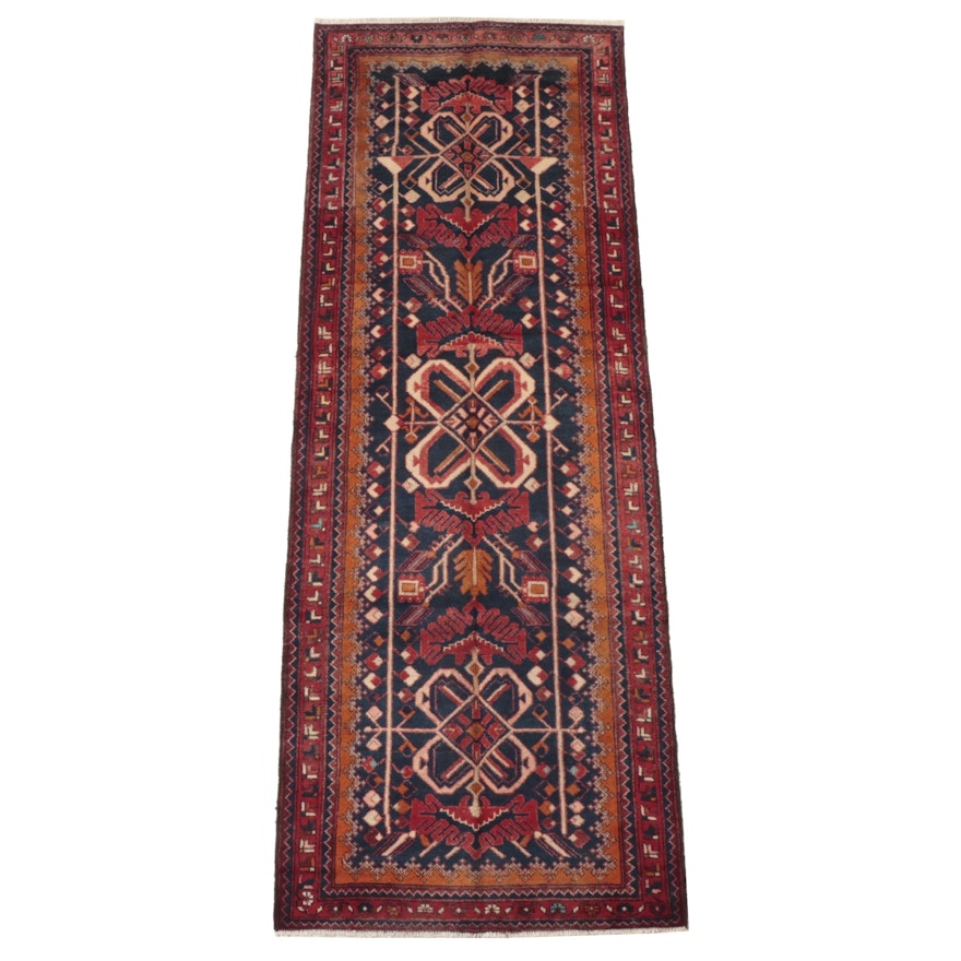 3'8 x 10'2 Hand-Knotted Northwest Persian Long Rug