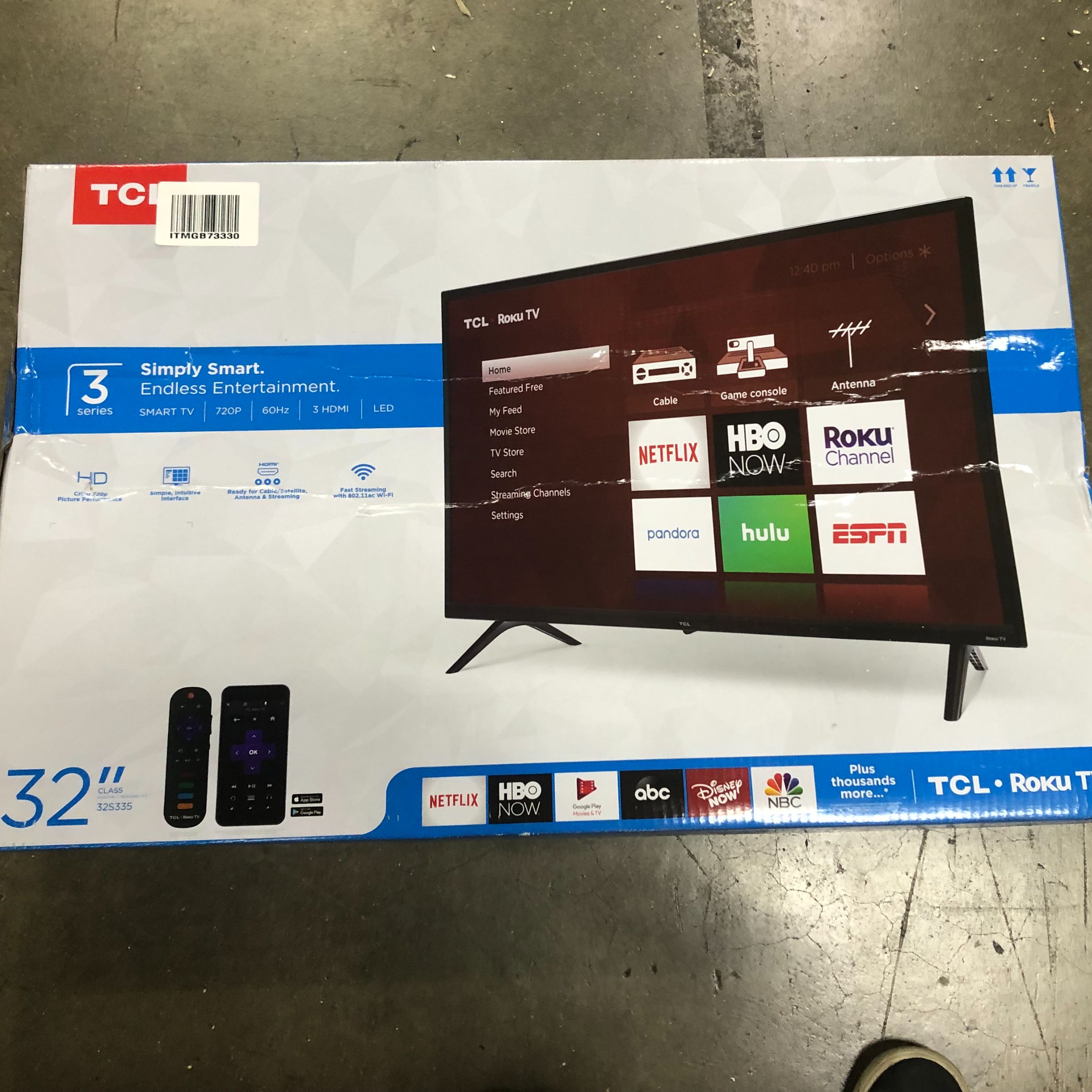TCL 32" Class HD Roku Smart Television