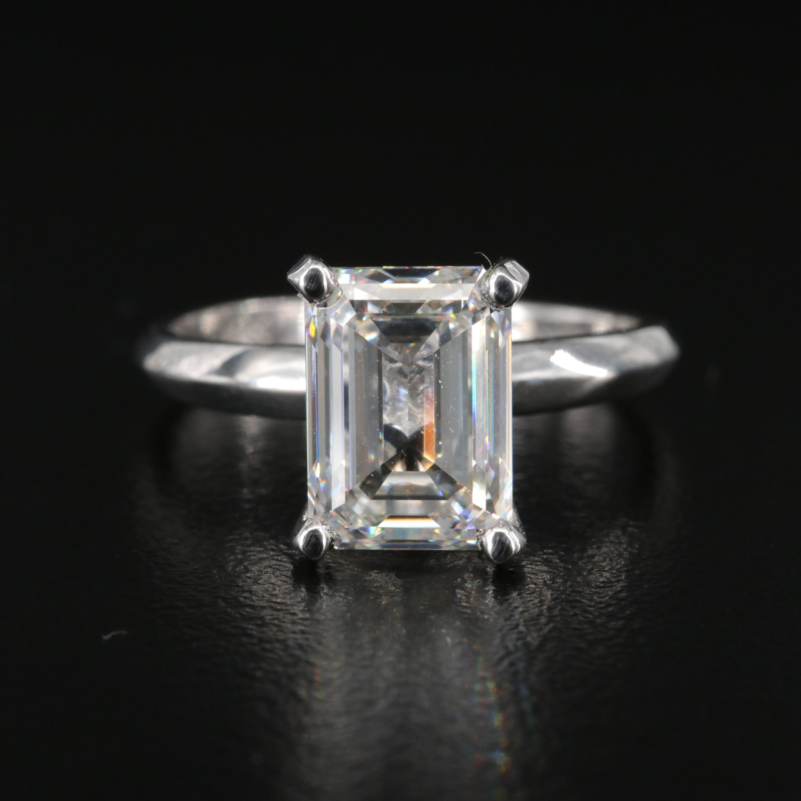 14K 3.51 CT Diamond Solitaire Ring with IGI Report