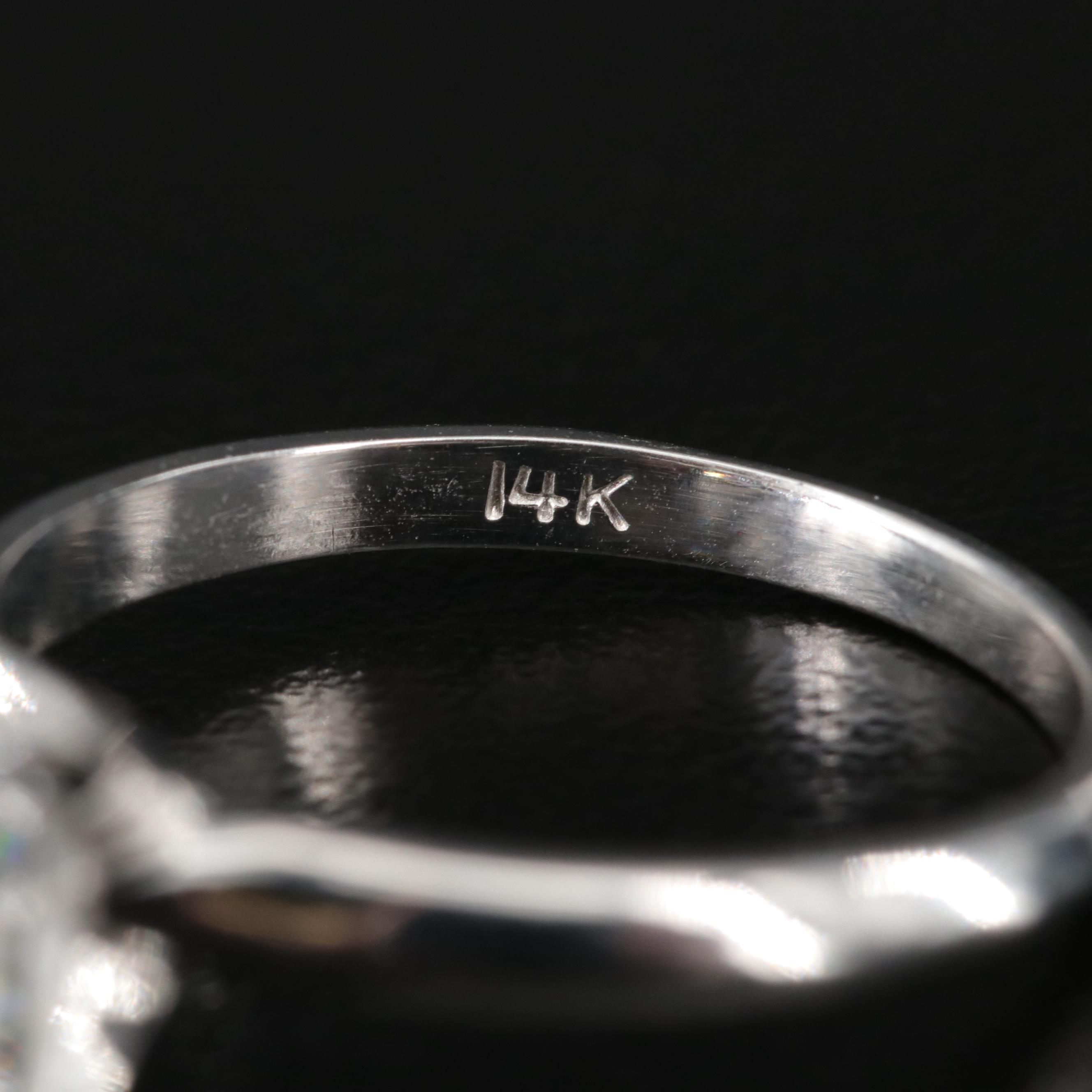 14K 3.51 CT Diamond Solitaire Ring with IGI Report