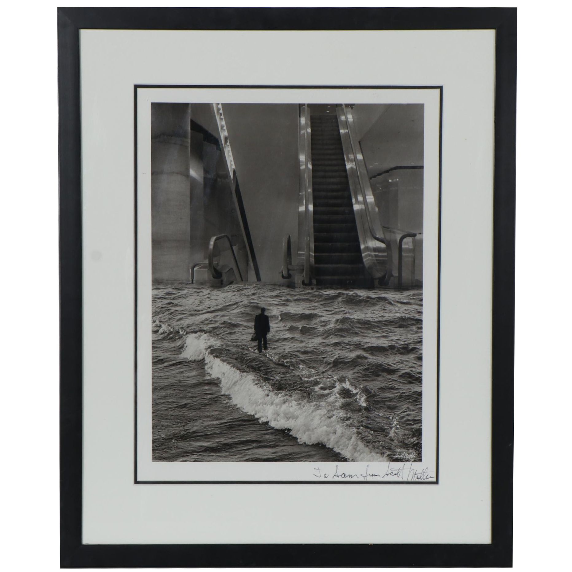 Scott Muller Photomontage "Sea Escalator," Late 20th Century