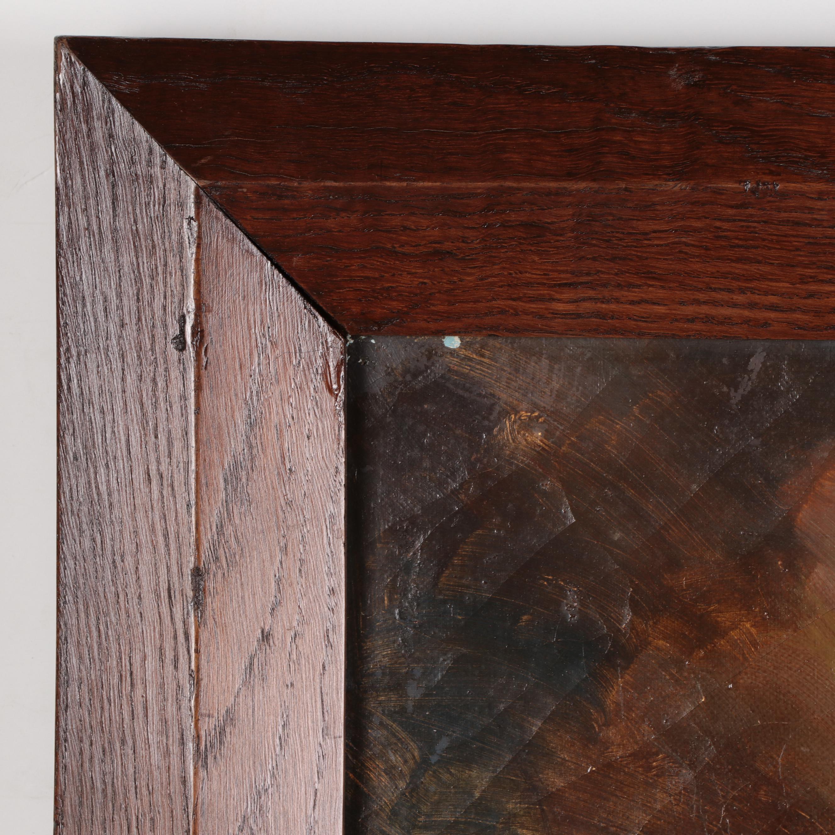 Oil Painting of Fifth Station of the Cross, Early 20th Century