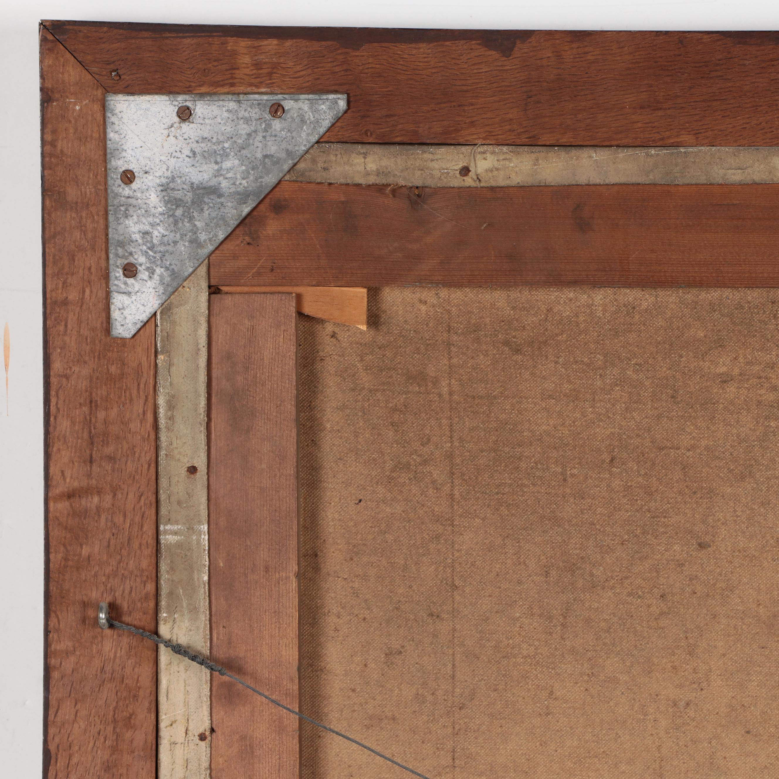 Oil Painting of Fifth Station of the Cross, Early 20th Century