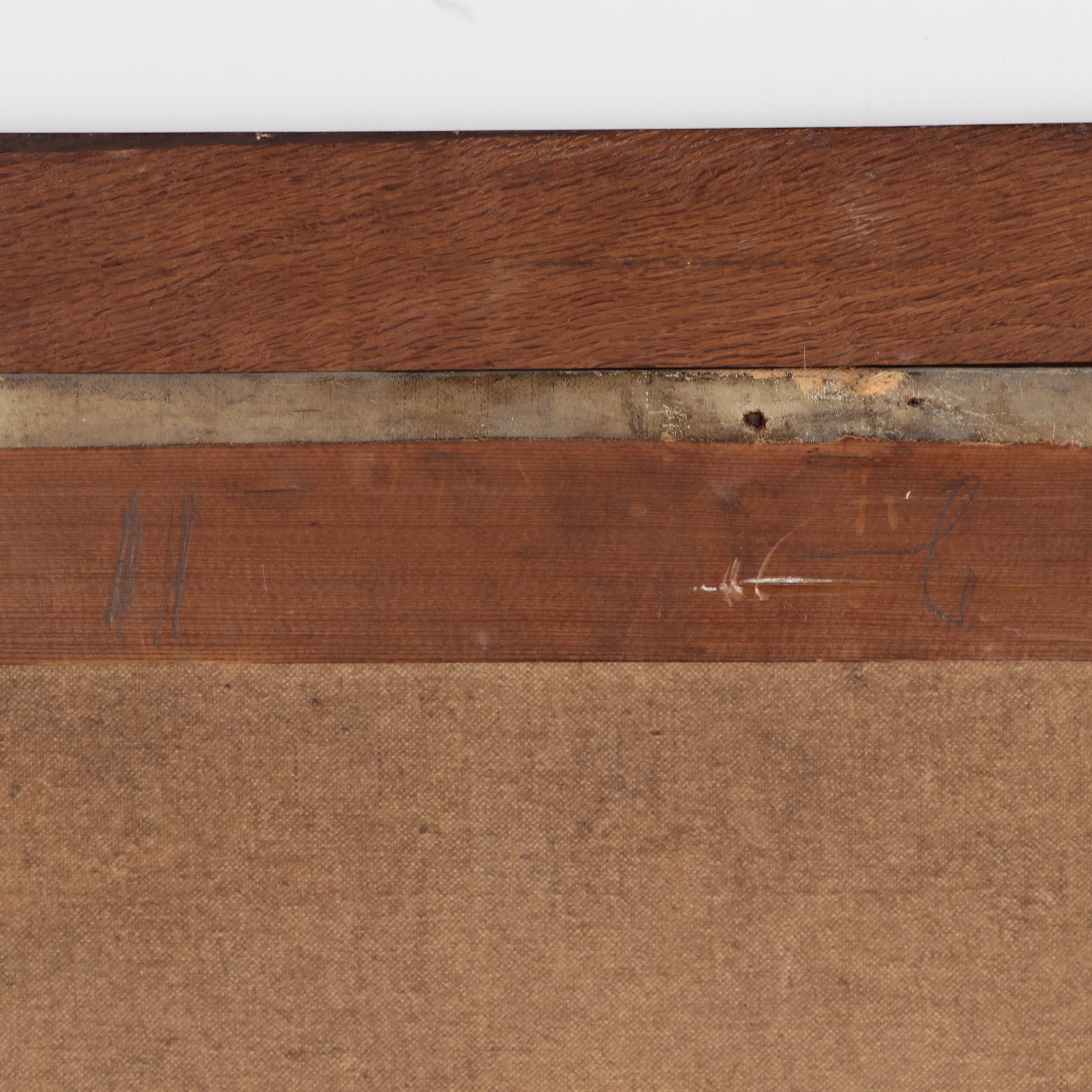 Oil Painting of Fifth Station of the Cross, Early 20th Century