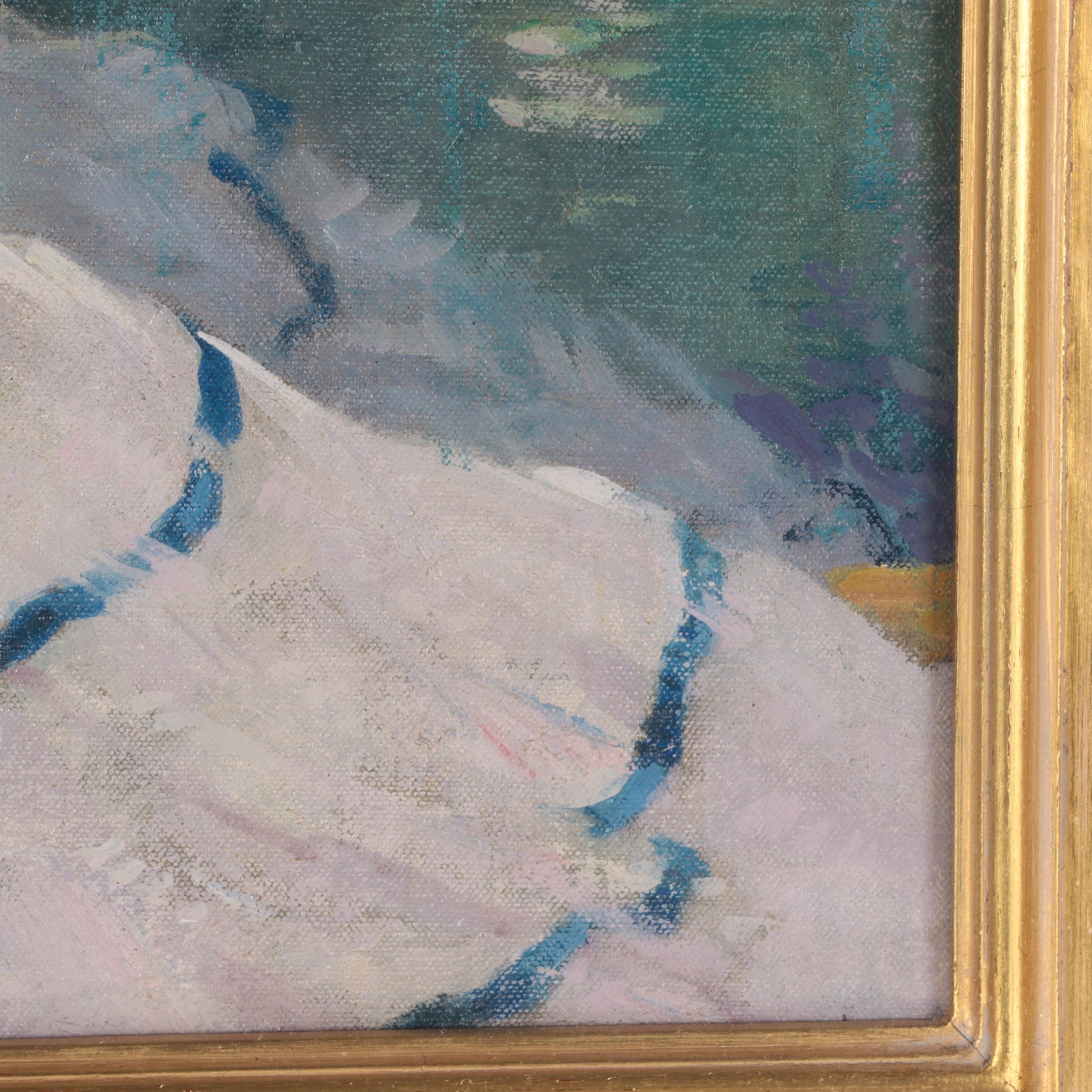 Randolph Coats Figurative Oil Painting of Young Woman