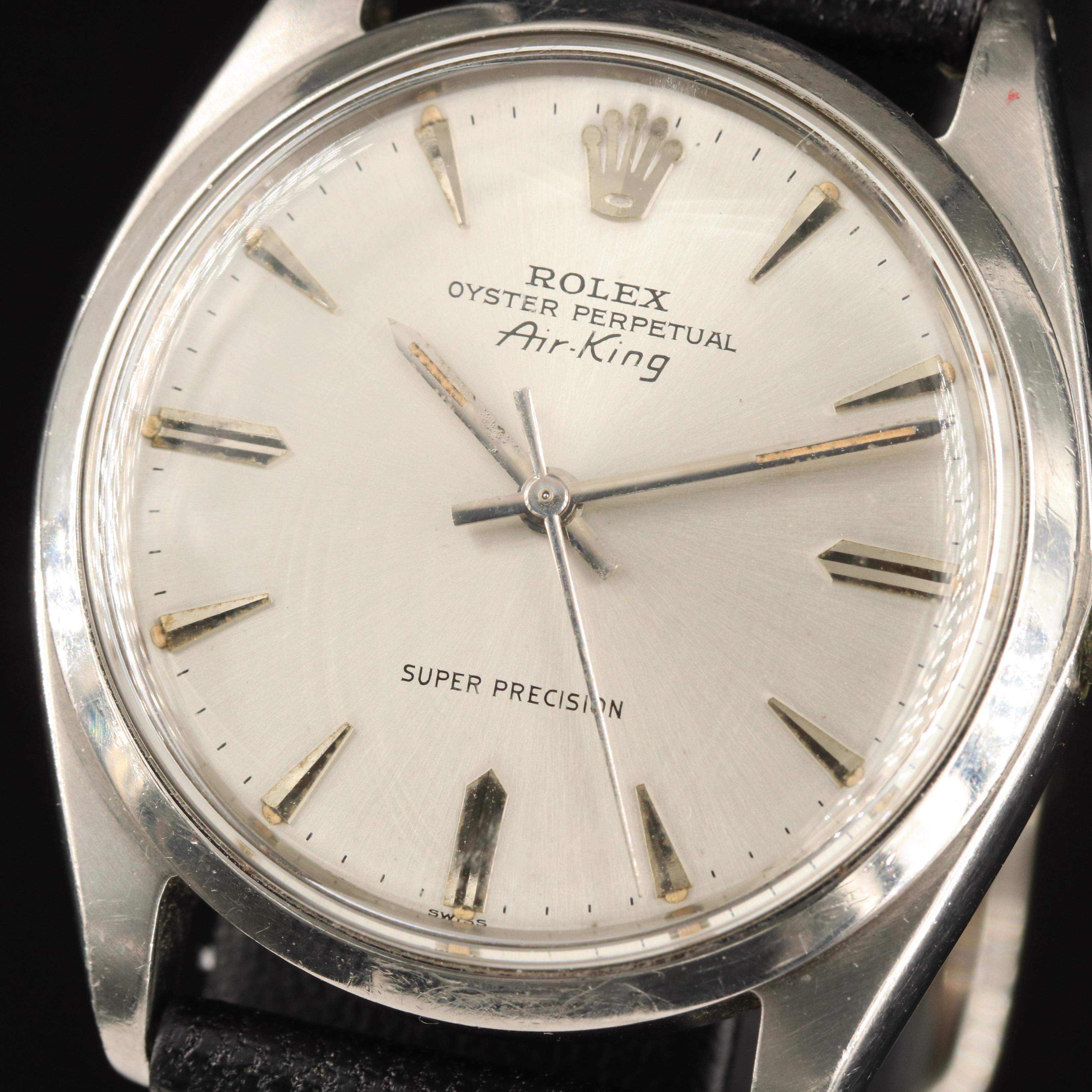 1962 Rolex Air-King Superprecision Stainless Steel Watch