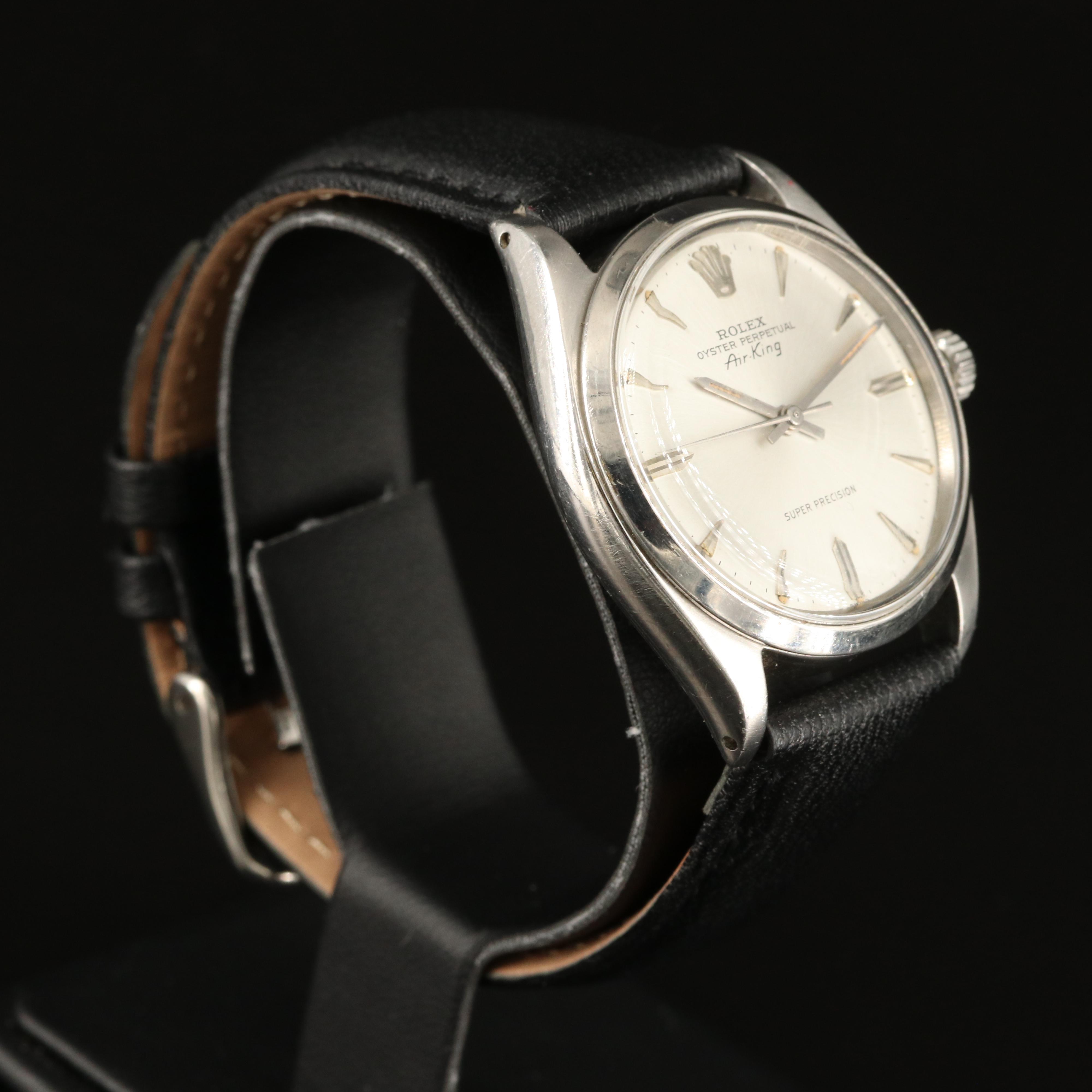 1962 Rolex Air-King Superprecision Stainless Steel Watch