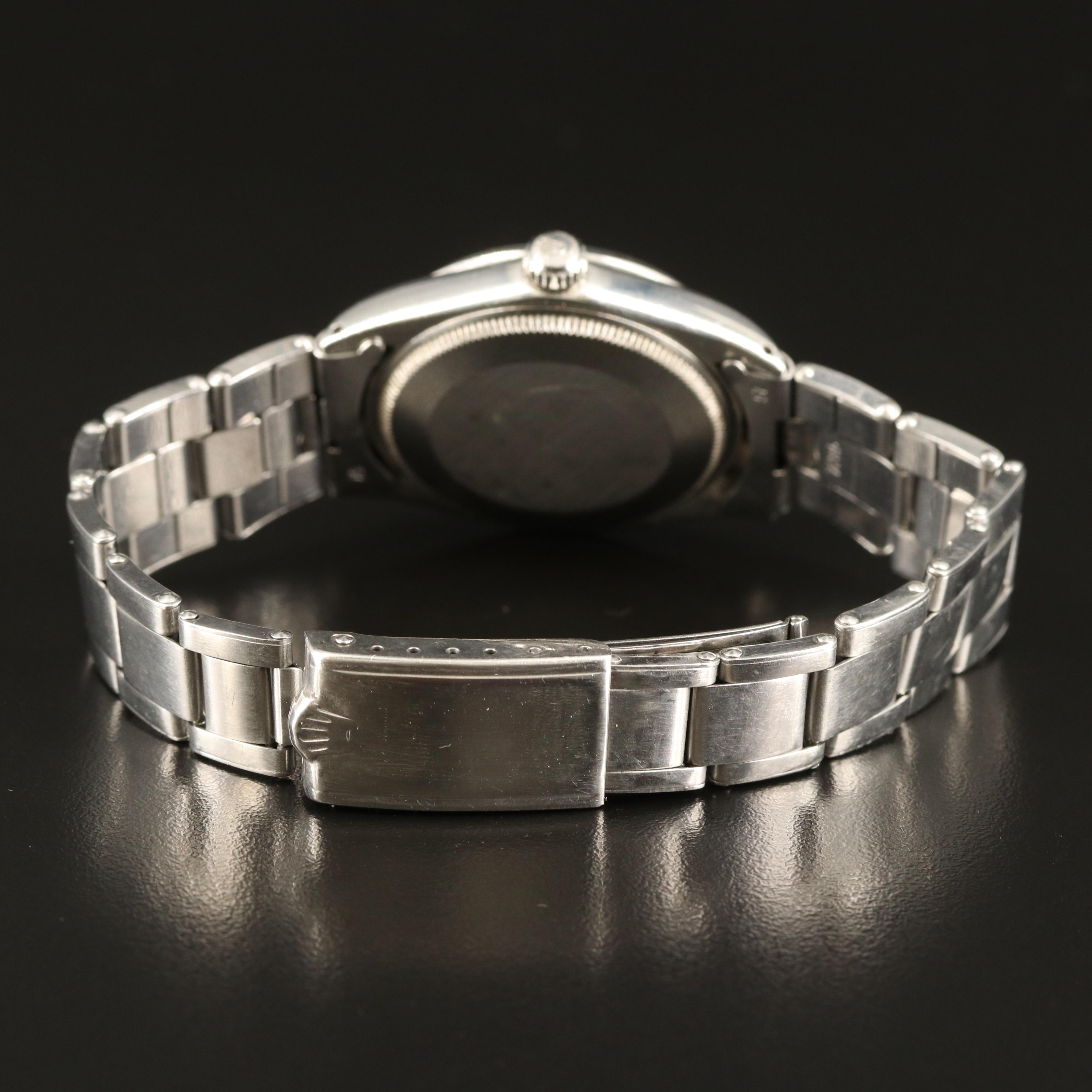 1966 Rolex Air - King Precision Stainless Steel Automatic Watch