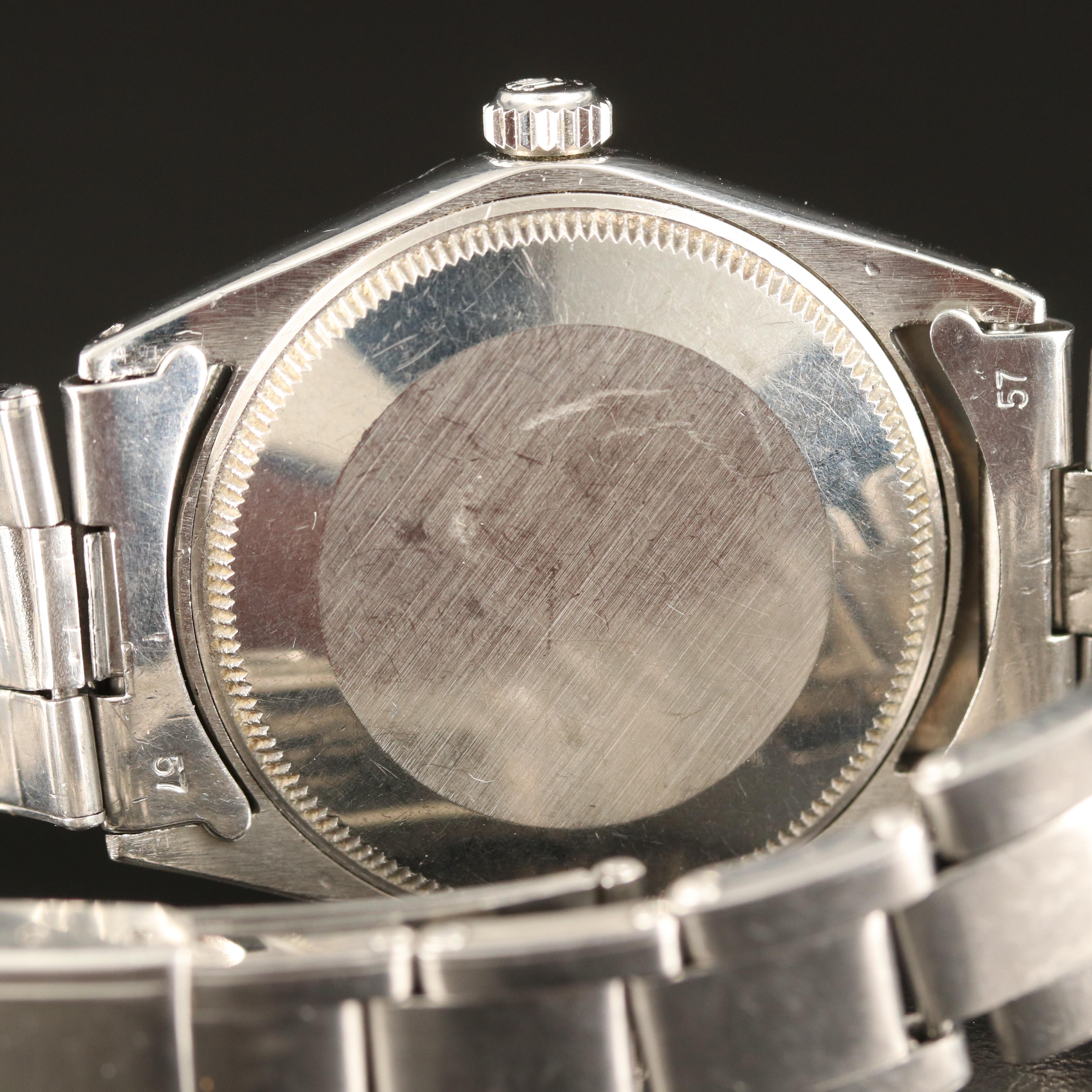 1966 Rolex Air - King Precision Stainless Steel Automatic Watch