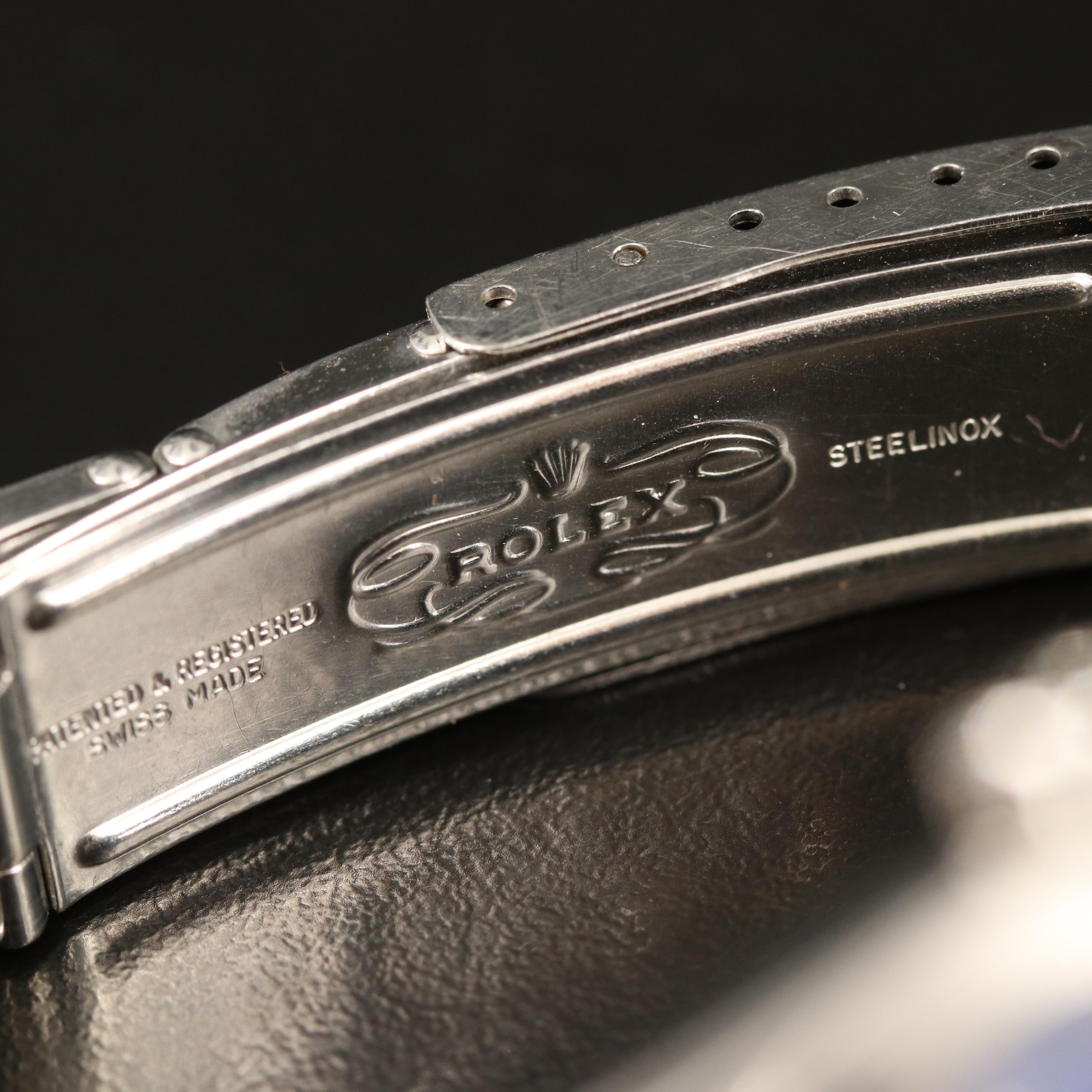 1966 Rolex Air - King Precision Stainless Steel Automatic Watch