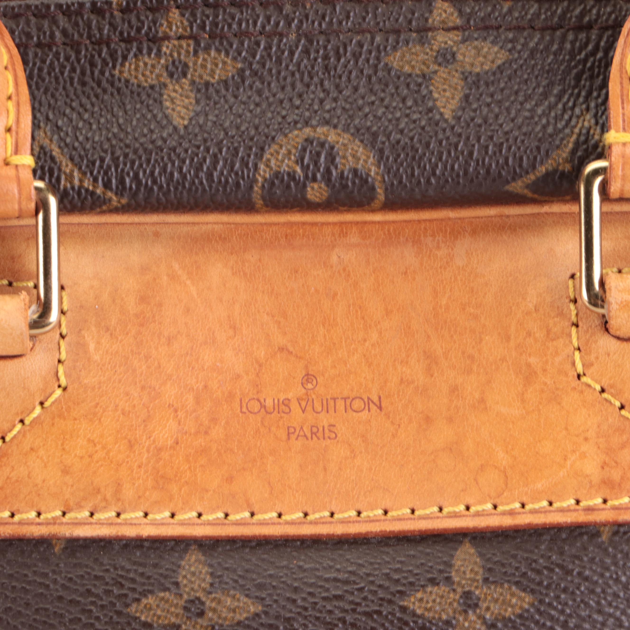 Louis Vuitton Deauville Travel Bag in Monogram Canvas and Vachetta Leather