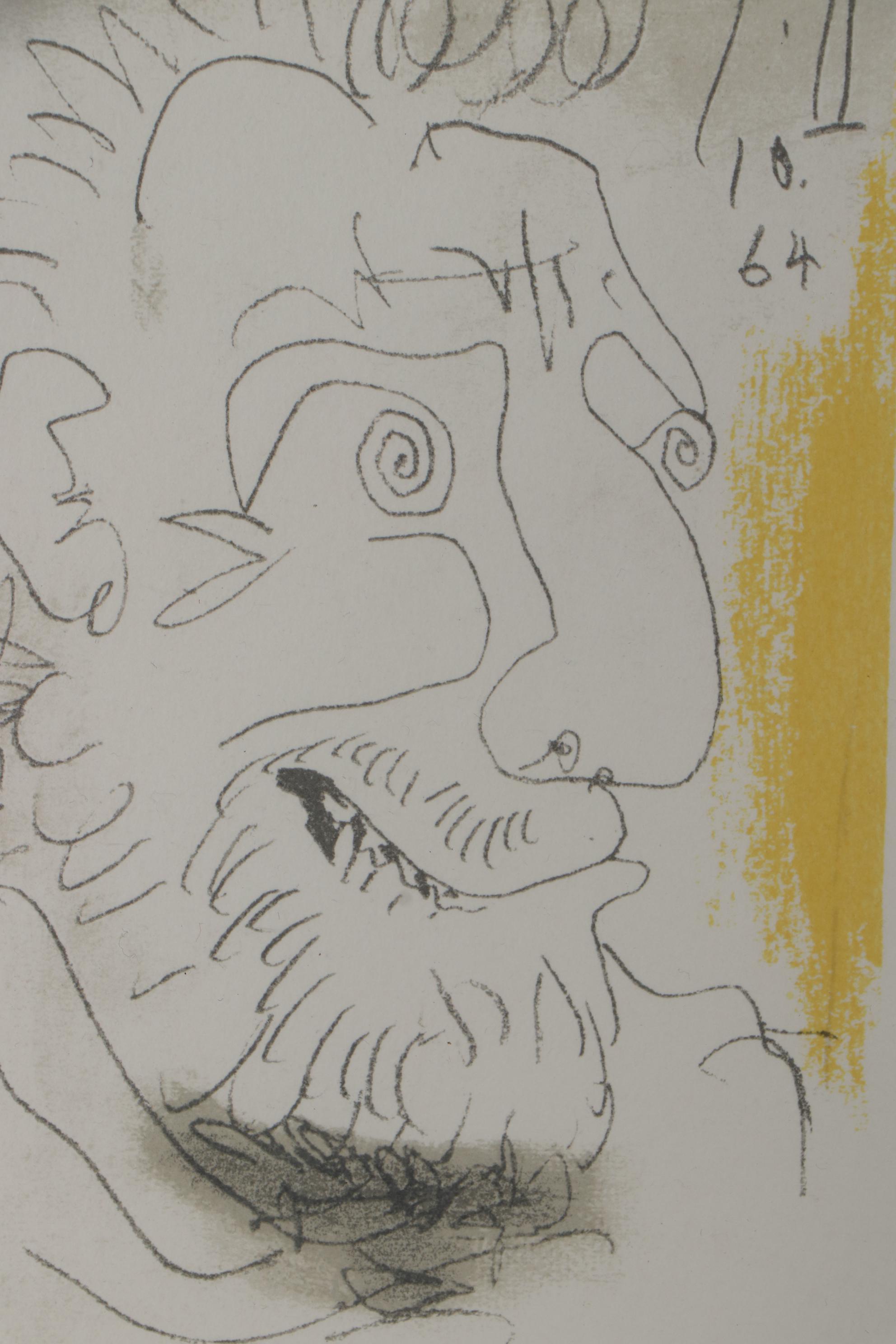 Pablo Picasso Pochoir from "Le Goût du Bonheur"