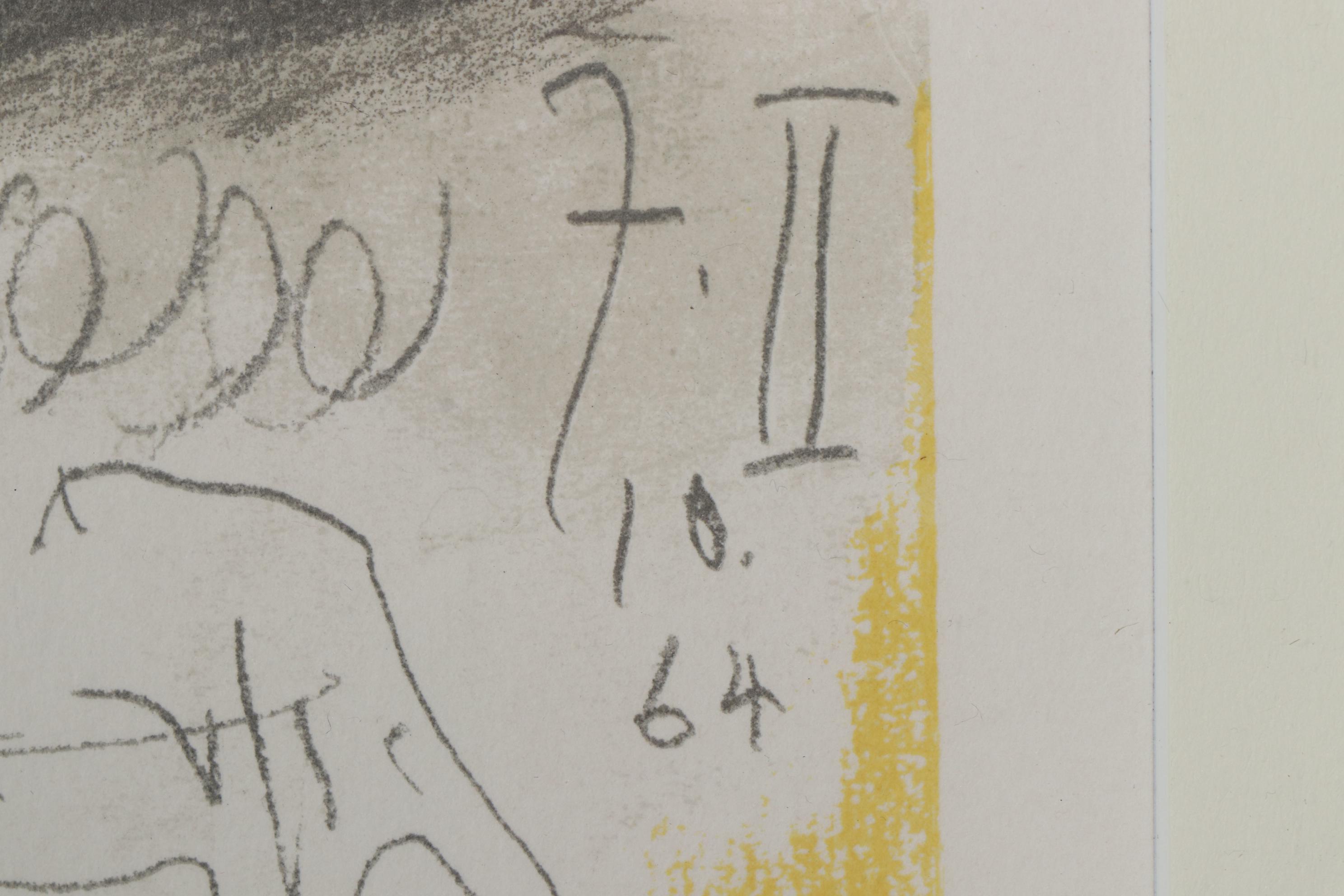 Pablo Picasso Pochoir from "Le Goût du Bonheur"