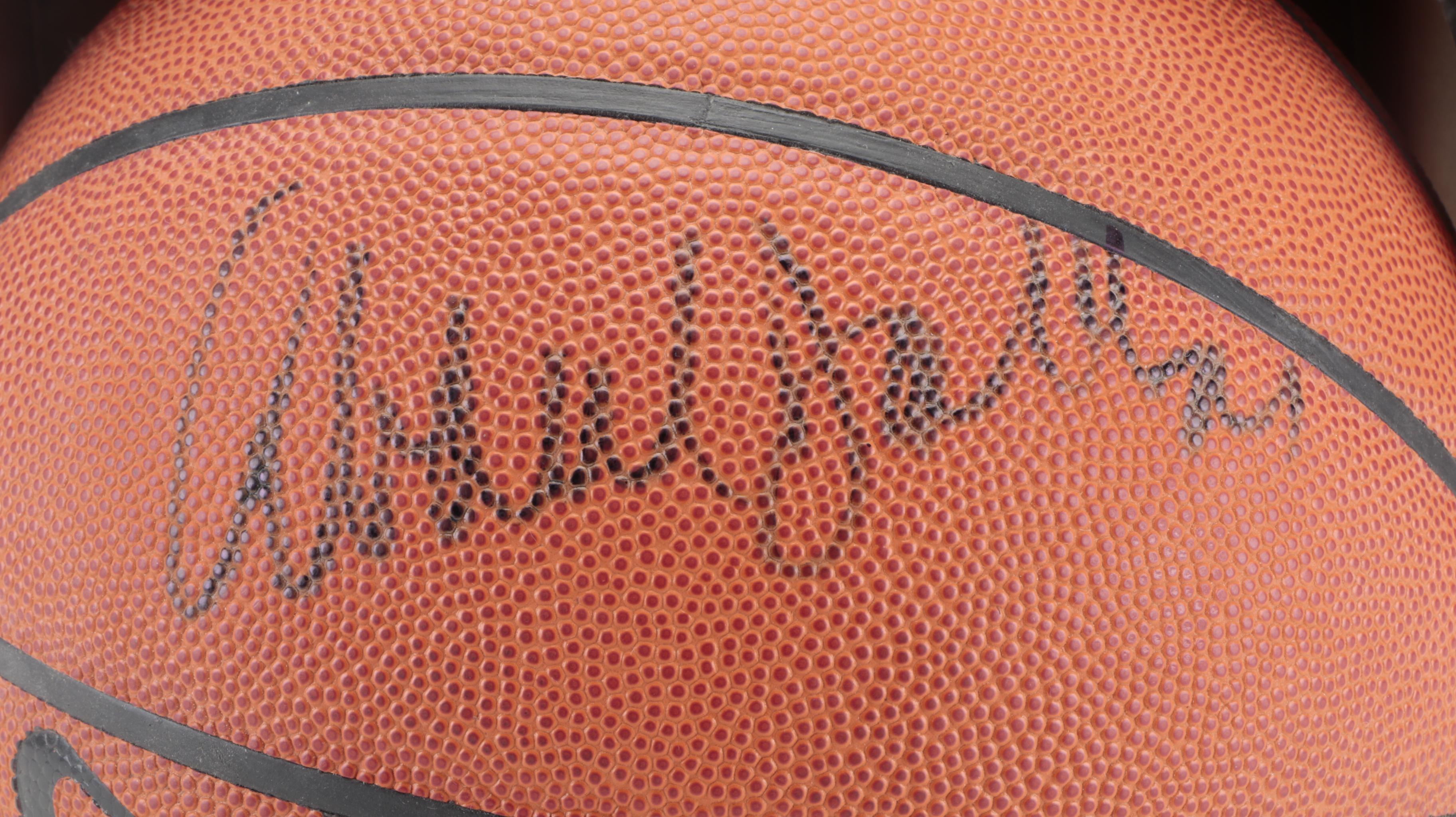 Kareem Abdul-Jabbar Signed Spalding NBA Model Basketball, Visual COA
