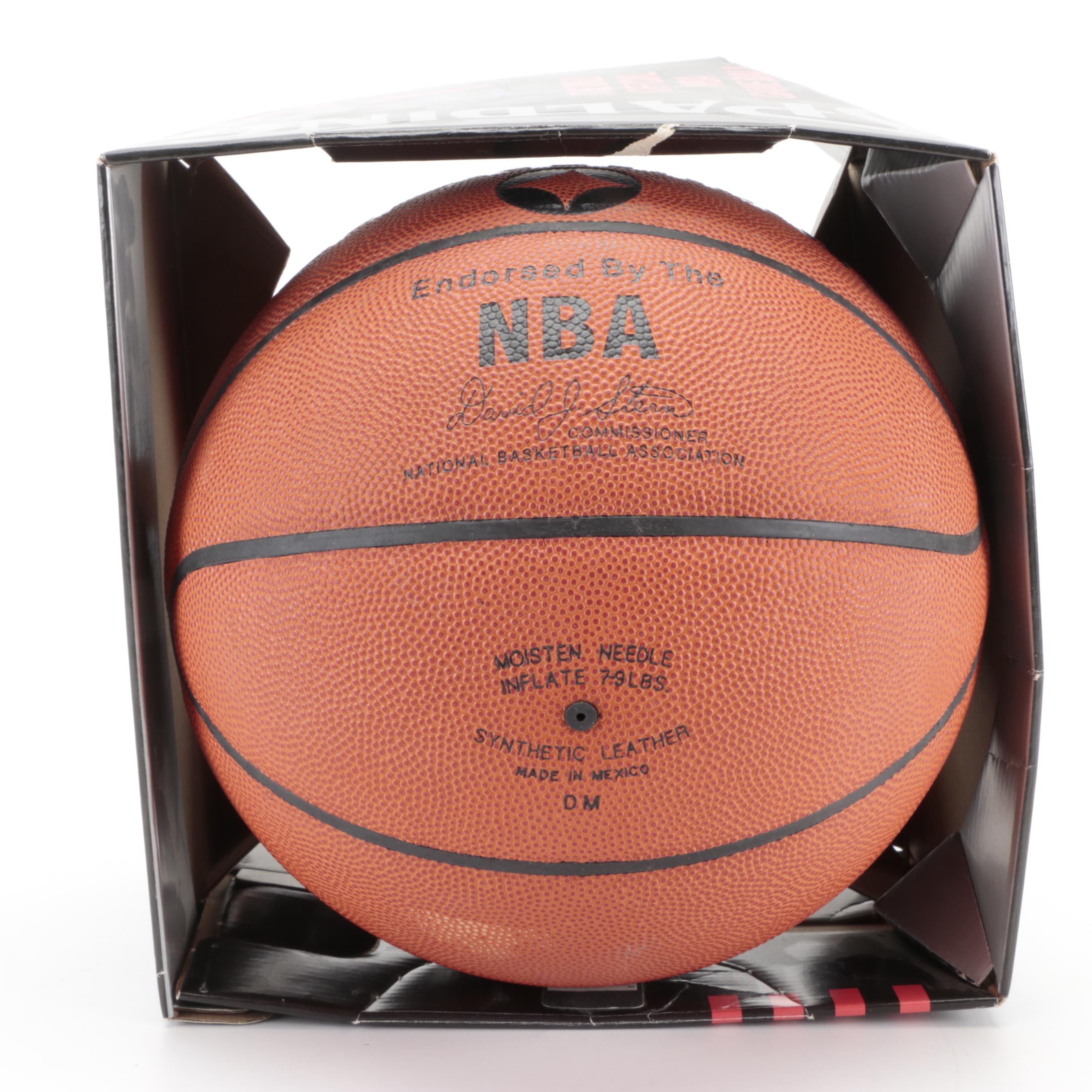 Kareem Abdul-Jabbar Signed Spalding NBA Model Basketball, Visual COA