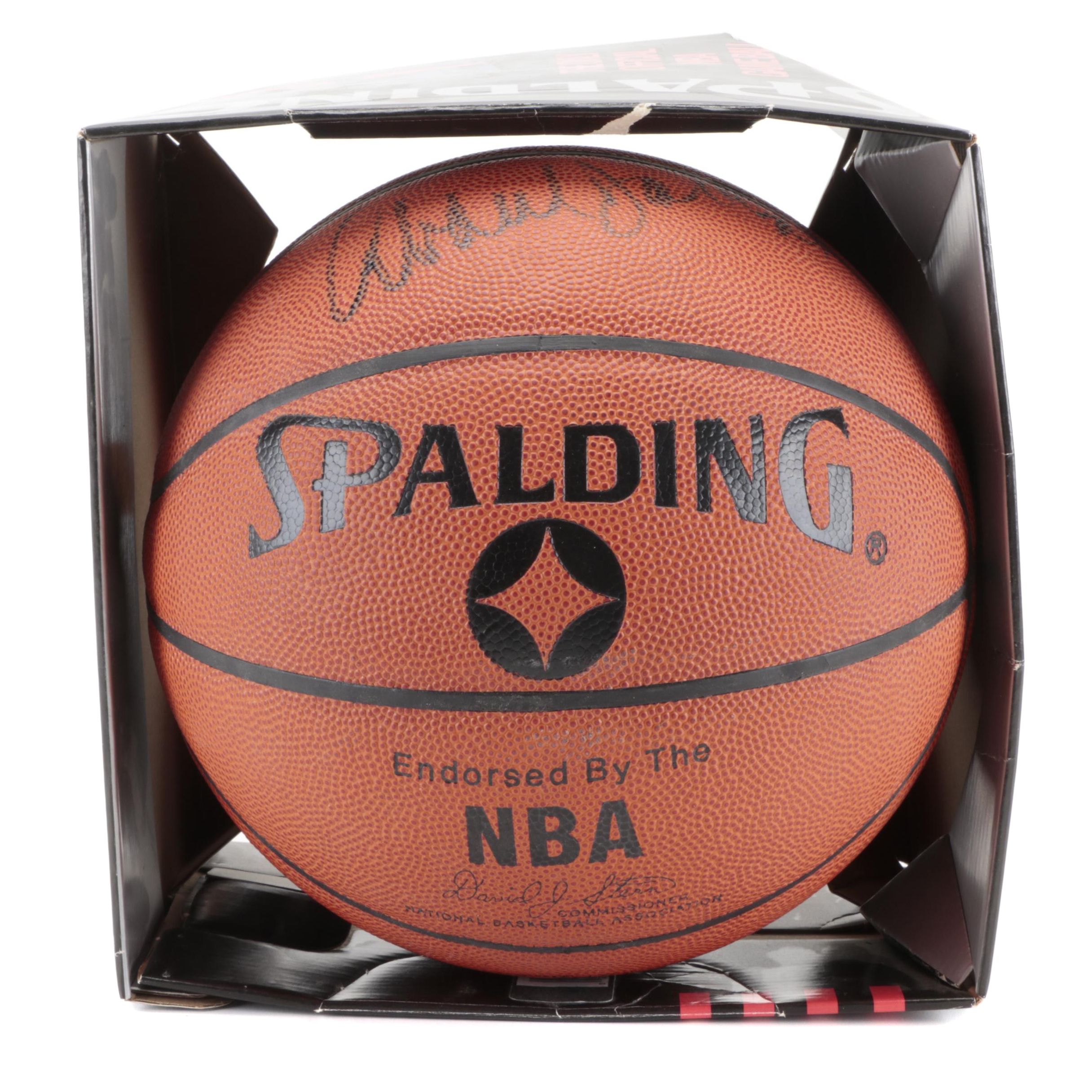 Kareem Abdul-Jabbar Signed Spalding NBA Model Basketball, Visual COA