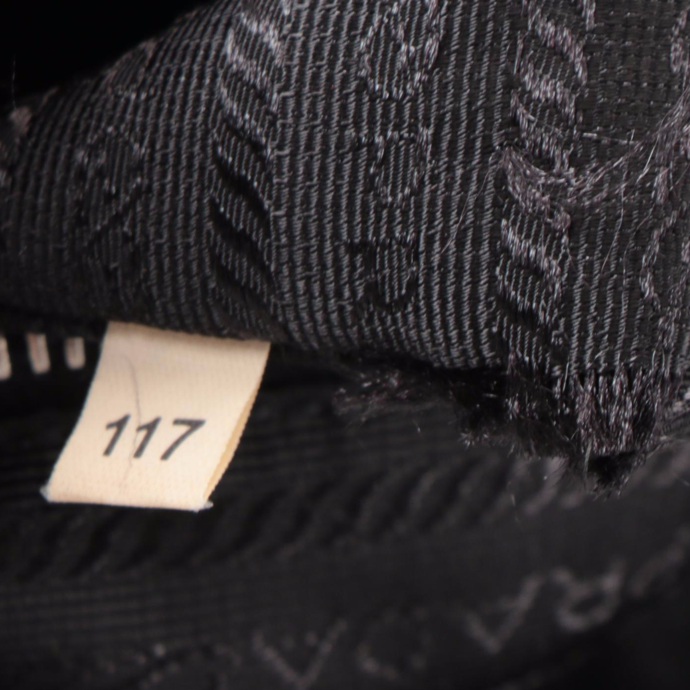 Prada Buckled Tote Bag in Black Tessuto Nylon