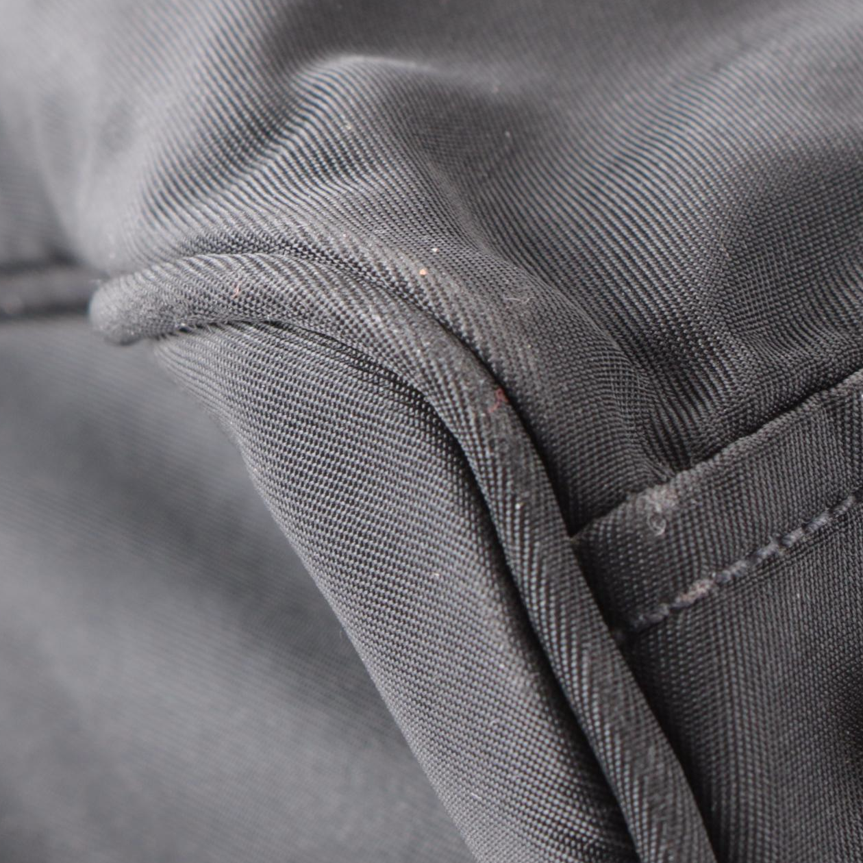 Prada Buckled Tote Bag in Black Tessuto Nylon