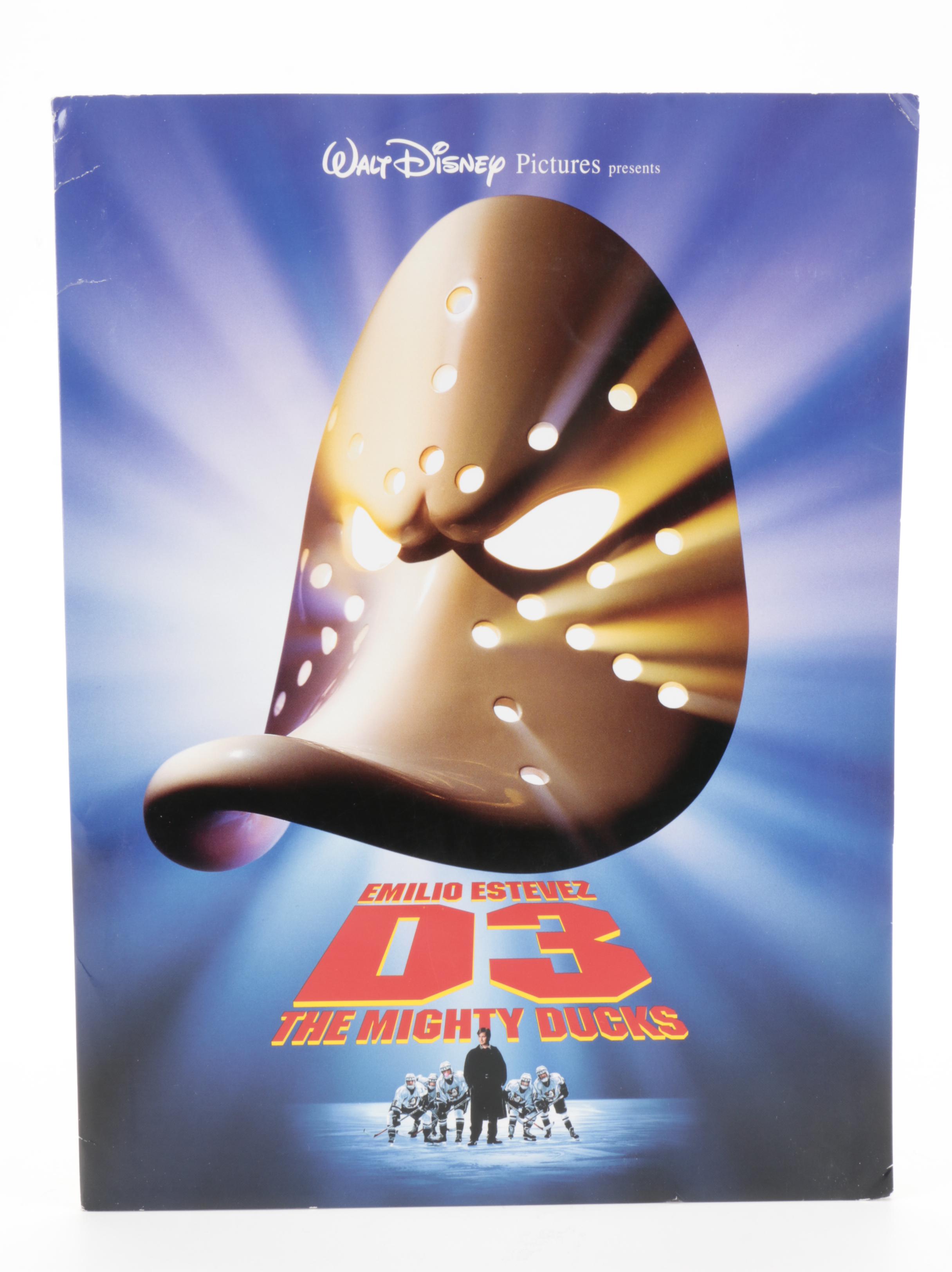"D3: The Mighty Ducks" and Other Disney Movie Press Kits, 1990s