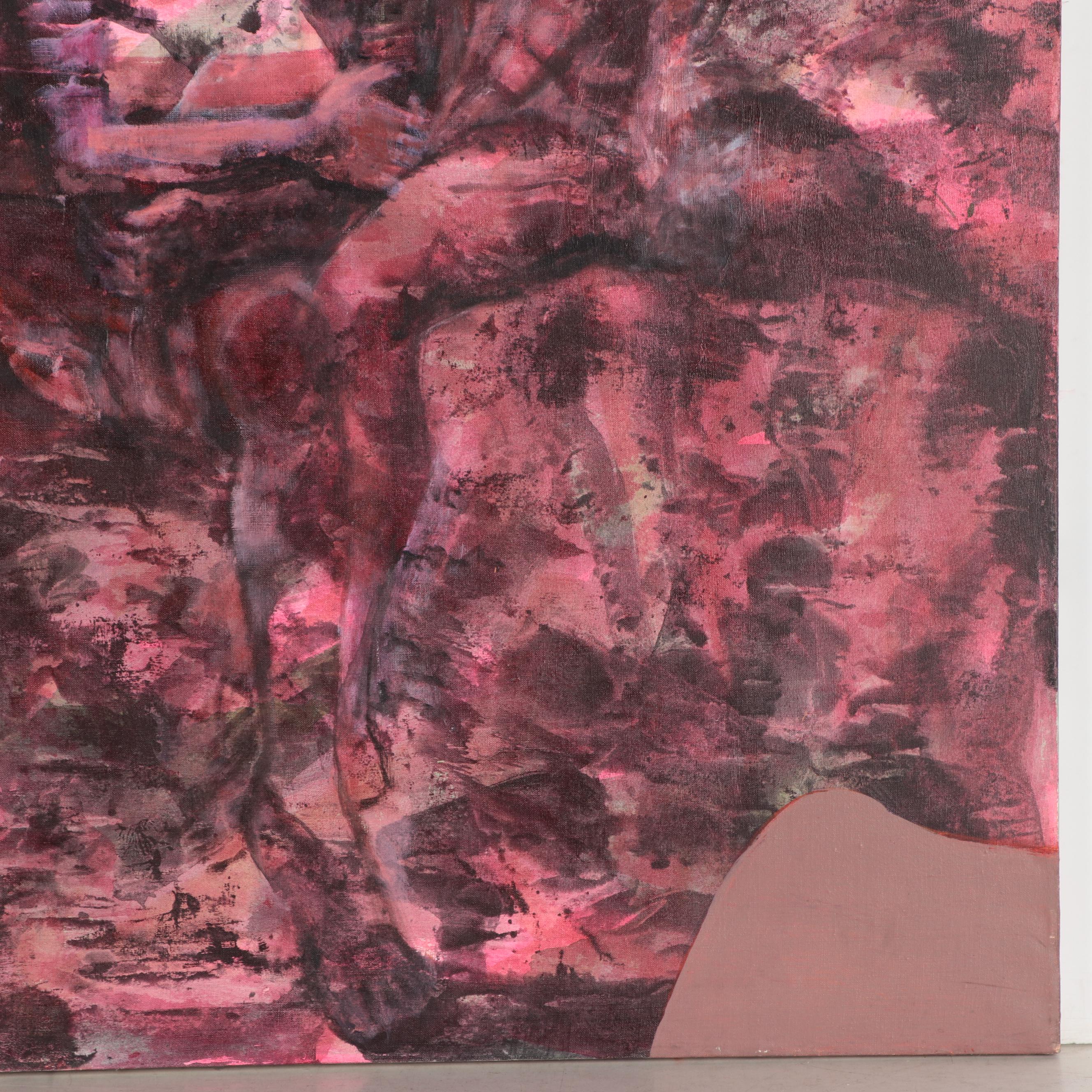 Don Stacy Abstract Oil Painting