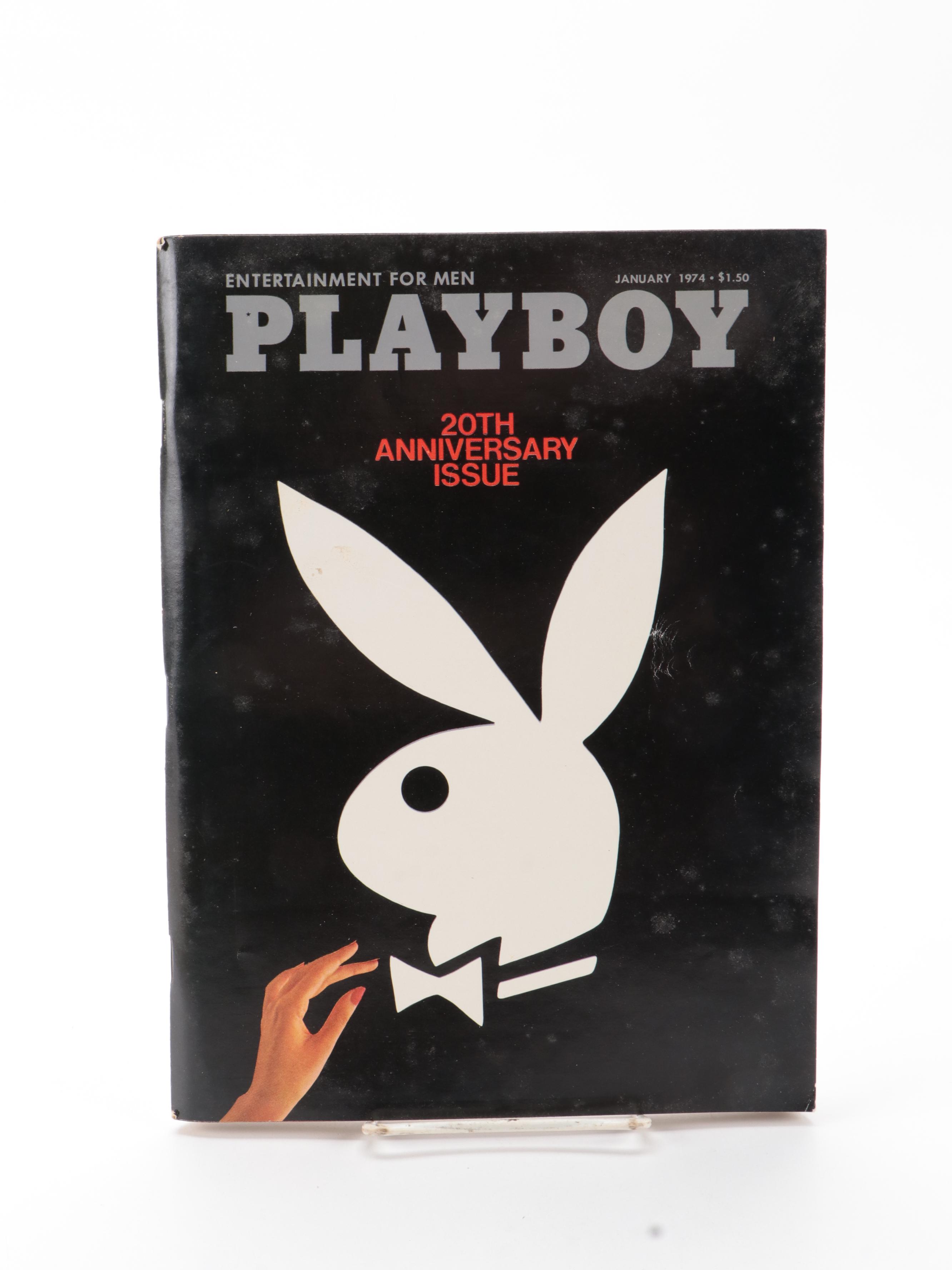 Playboy "20th Anniversary Issue" Magazine, January 1974