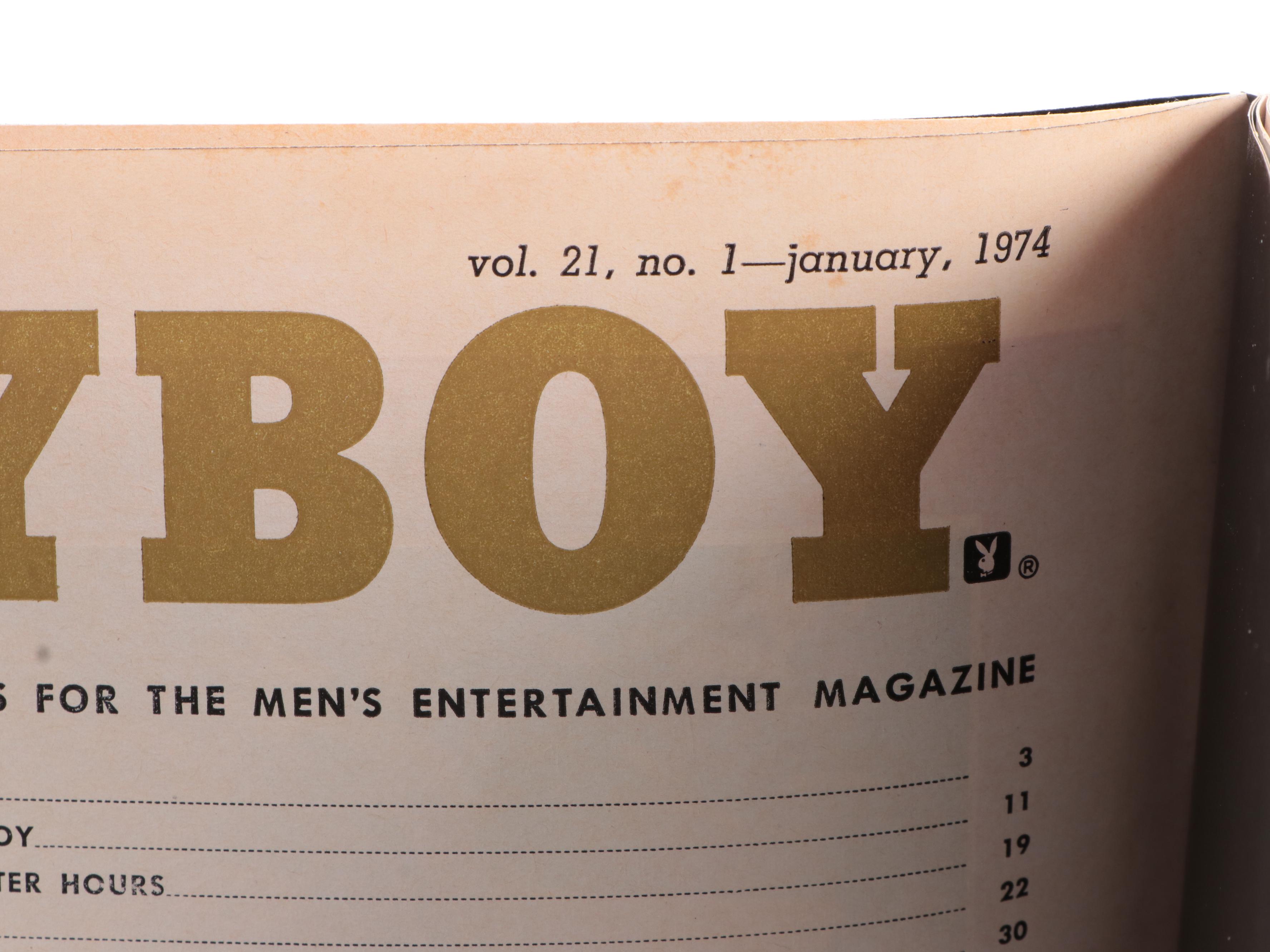 Playboy "20th Anniversary Issue" Magazine, January 1974