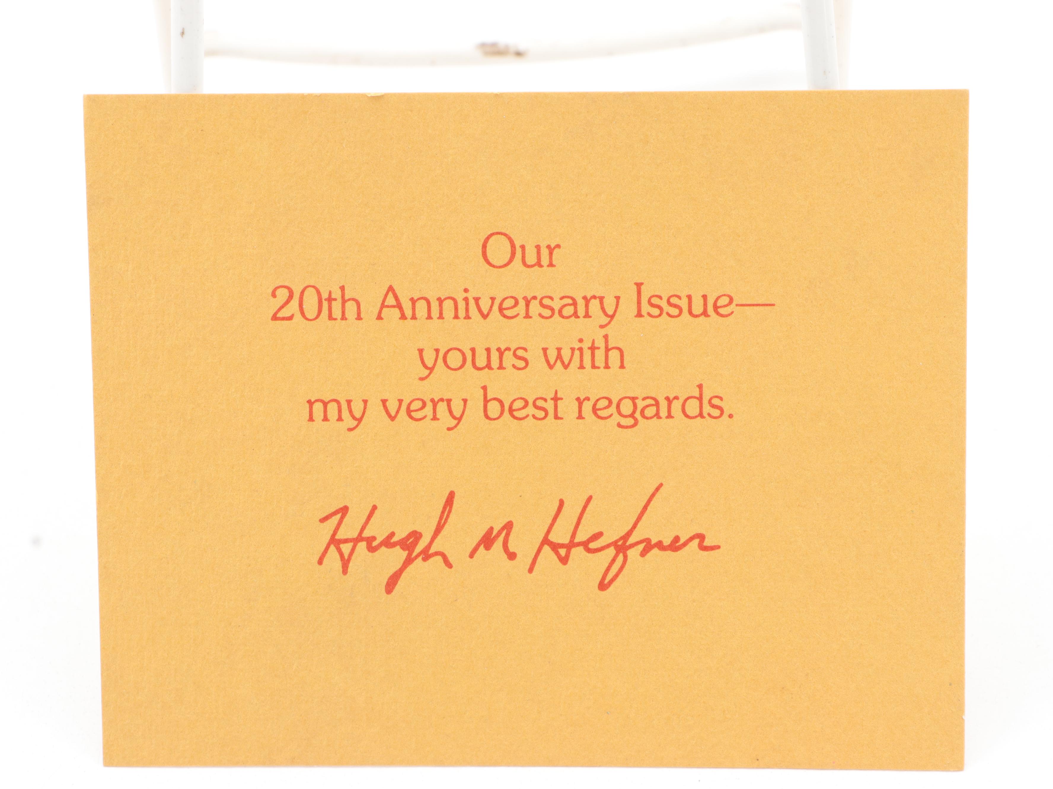 Playboy "20th Anniversary Issue" Magazine, January 1974