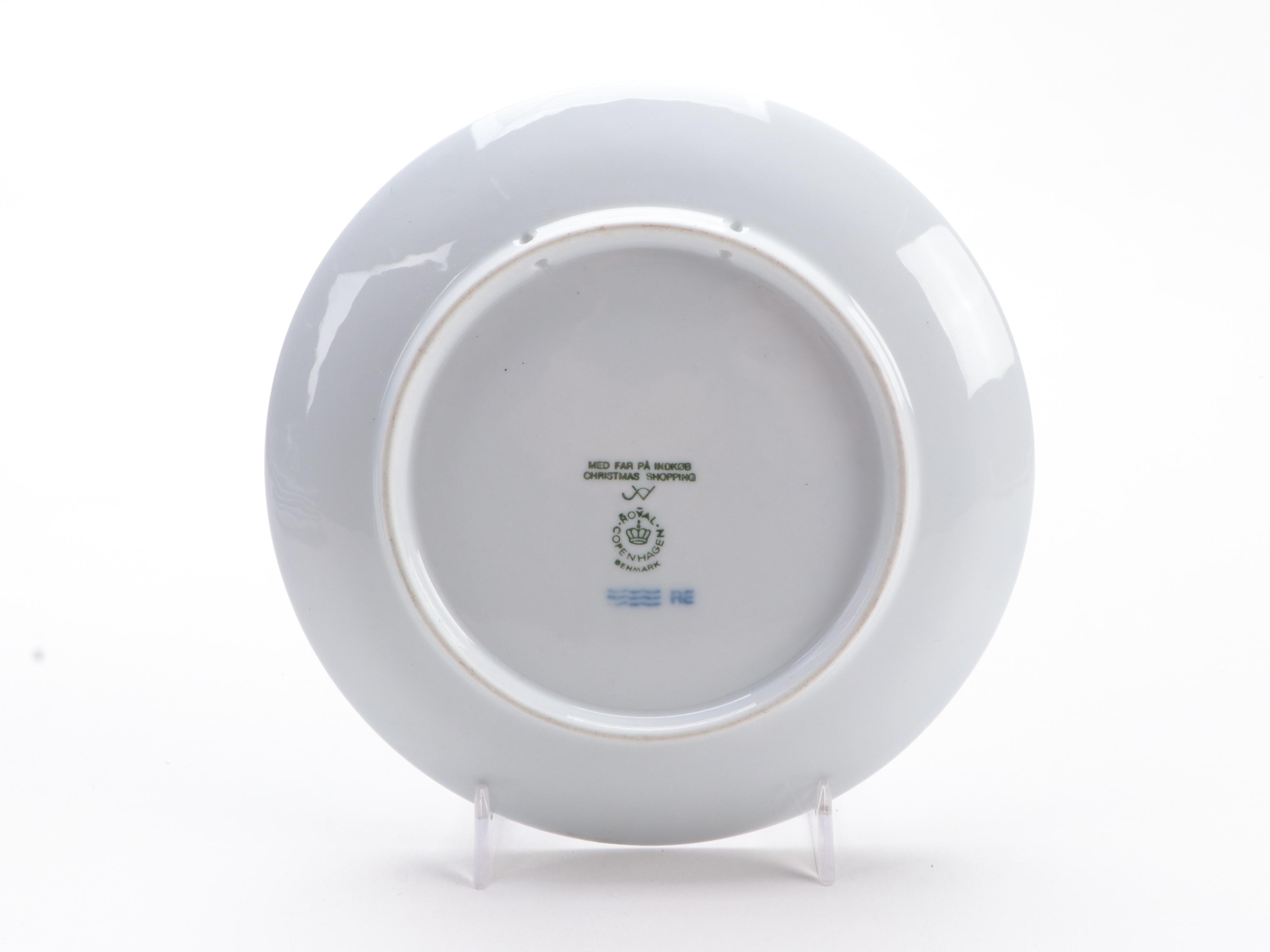 Royal Copenhagen "Annual Christmas" Porcelain Plates, 1990–1994