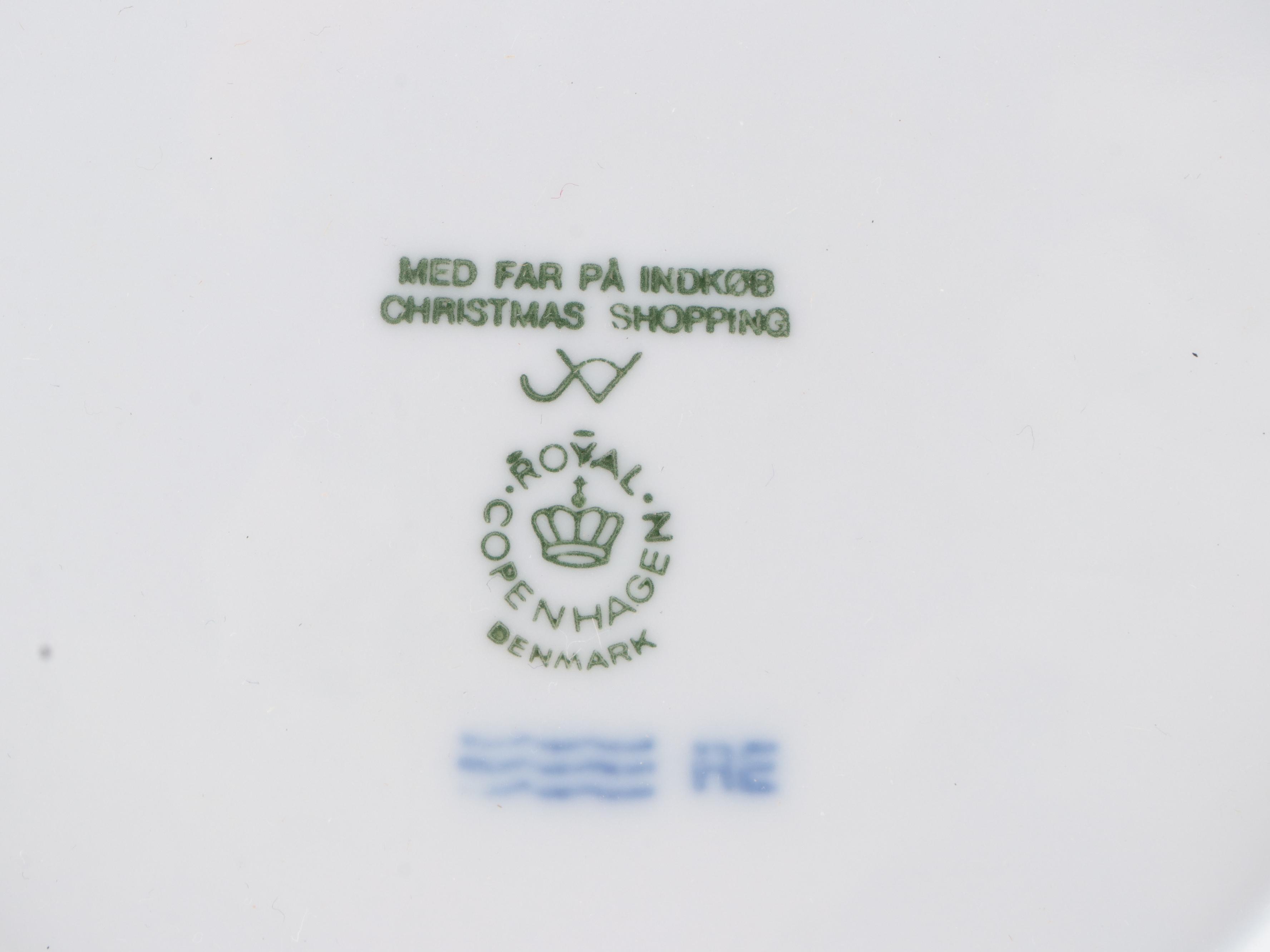 Royal Copenhagen "Annual Christmas" Porcelain Plates, 1990–1994