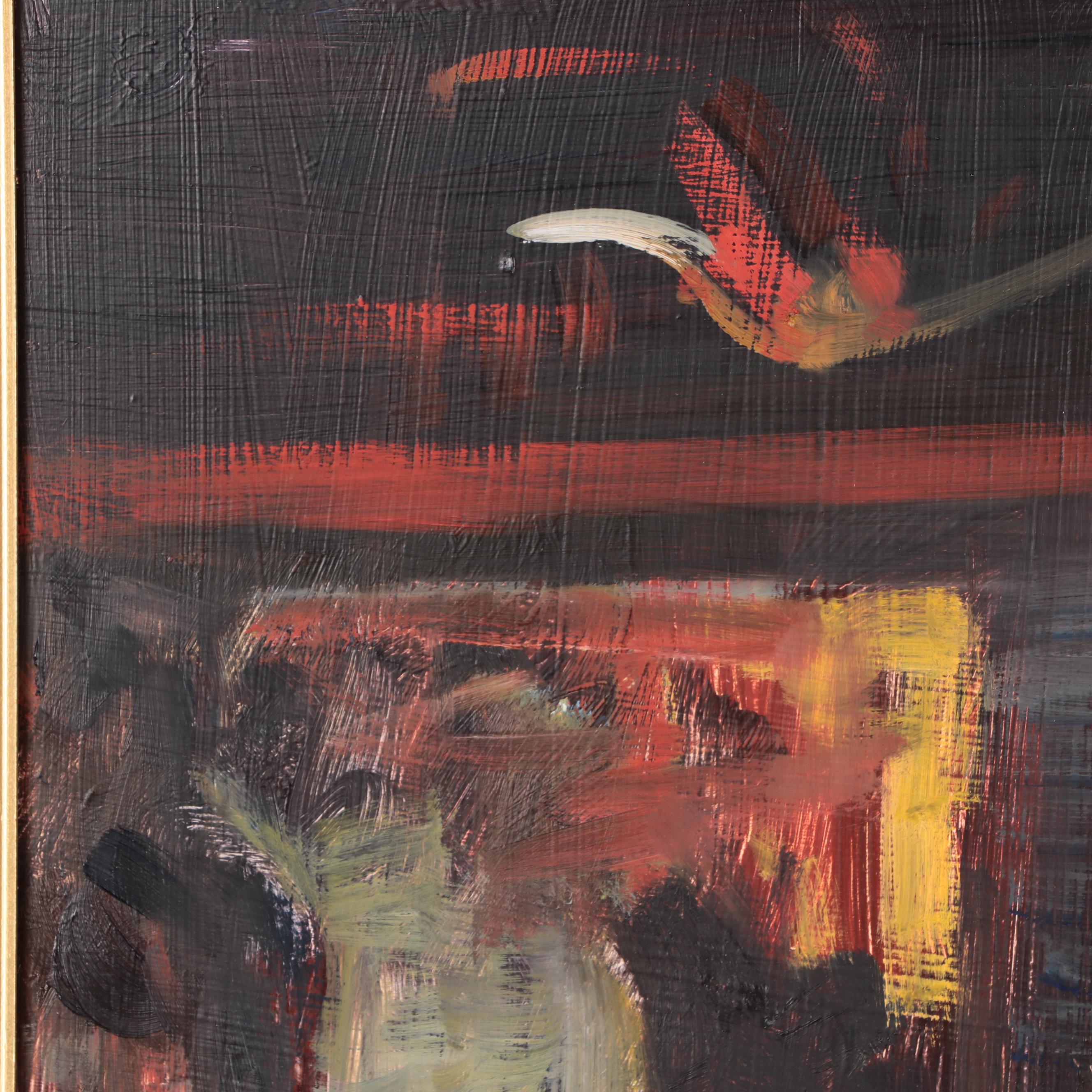 Kaz Ooka Large-Scale Oil Painting of Musicians, 2006