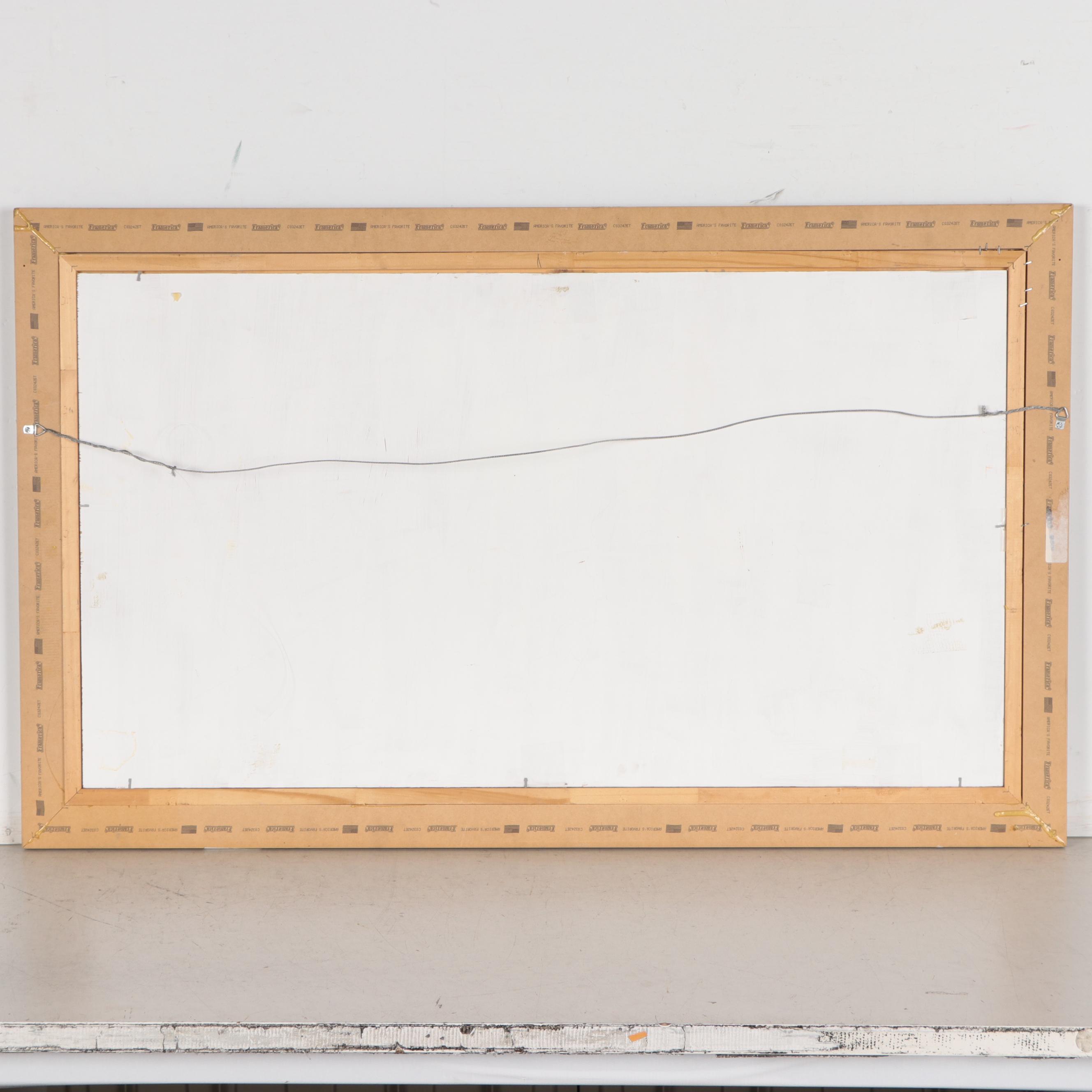 Kaz Ooka Large-Scale Oil Painting of Musicians, 2006