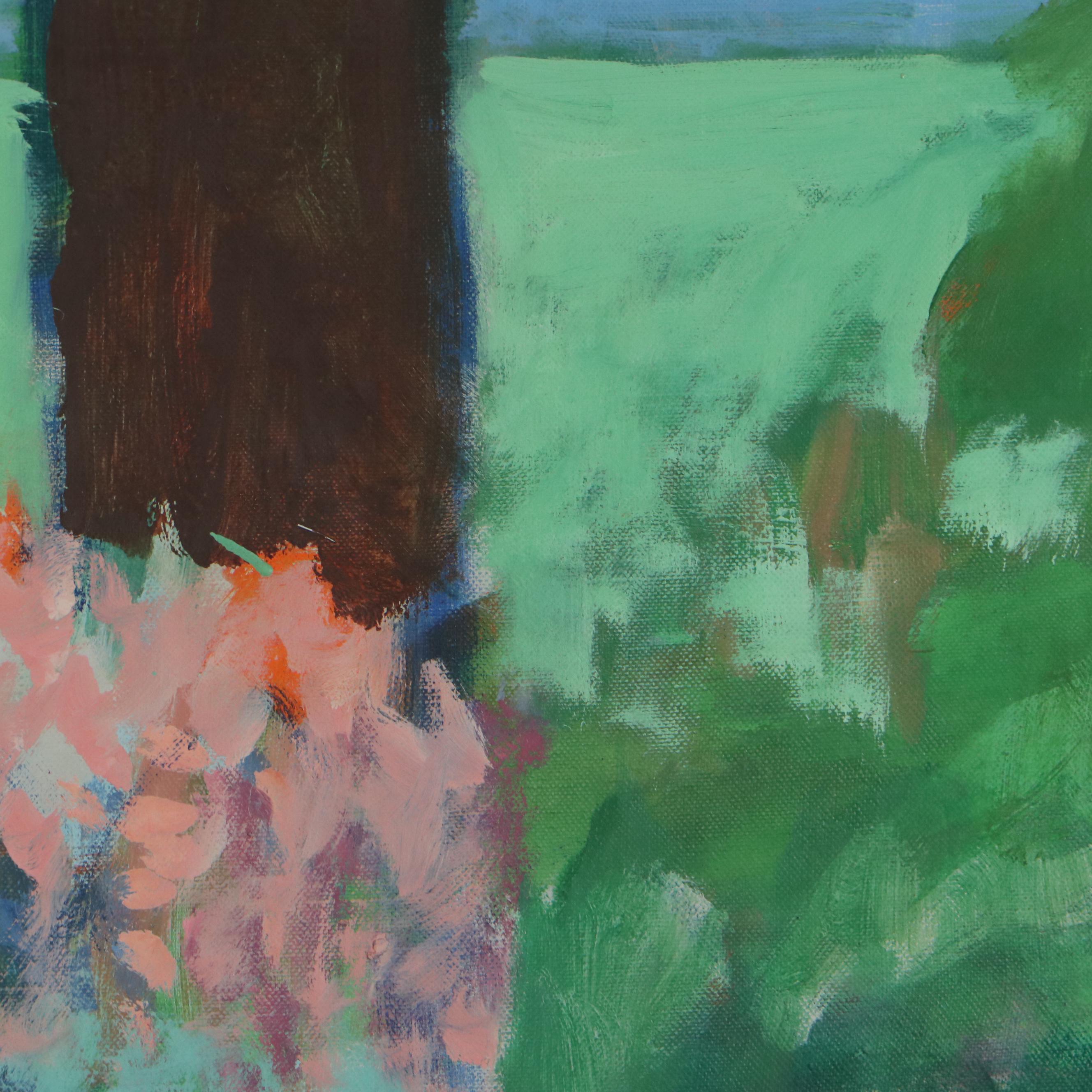 Robert Lewis Lahotan Oil Painting "Still Life with Oxalis"