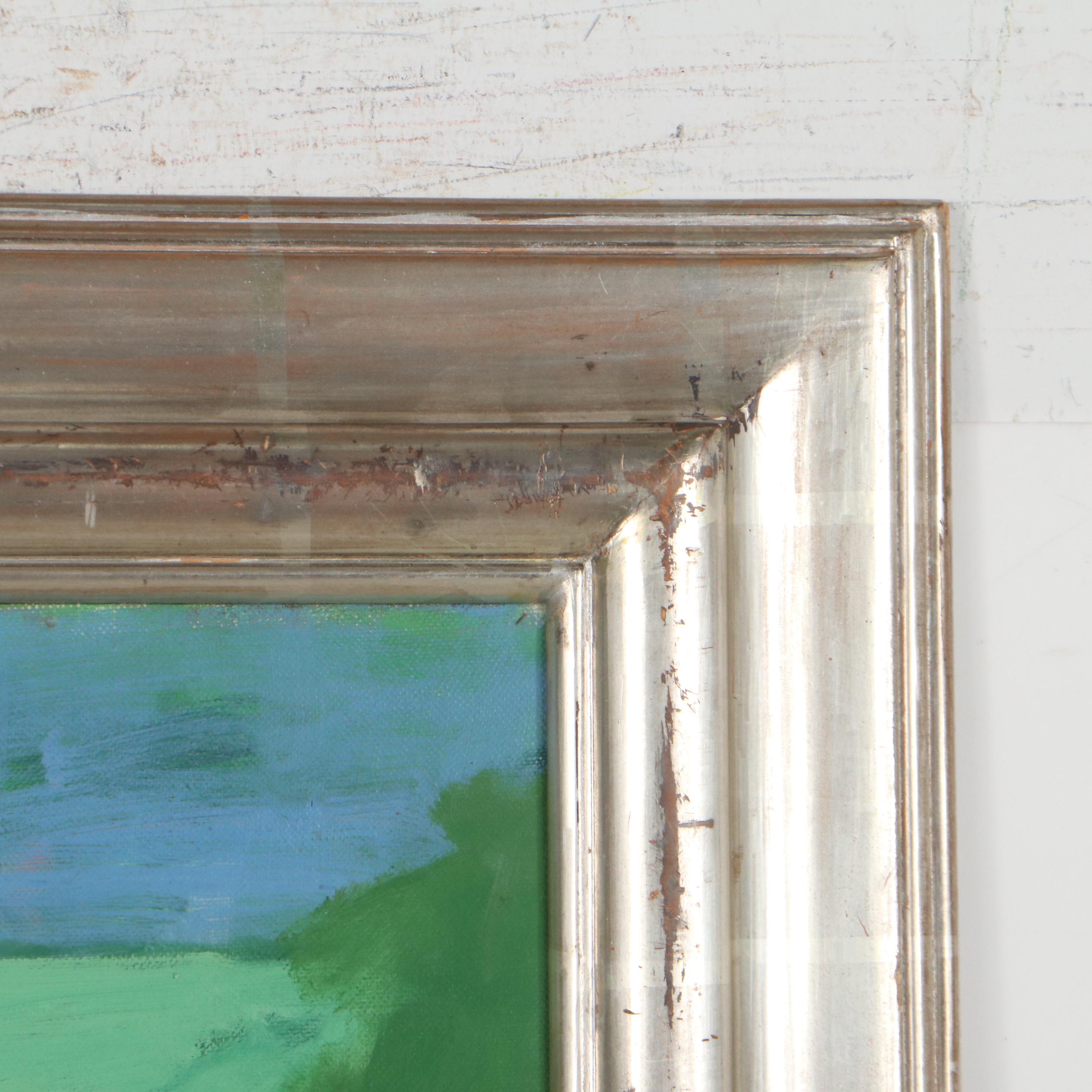 Robert Lewis Lahotan Oil Painting "Still Life with Oxalis"