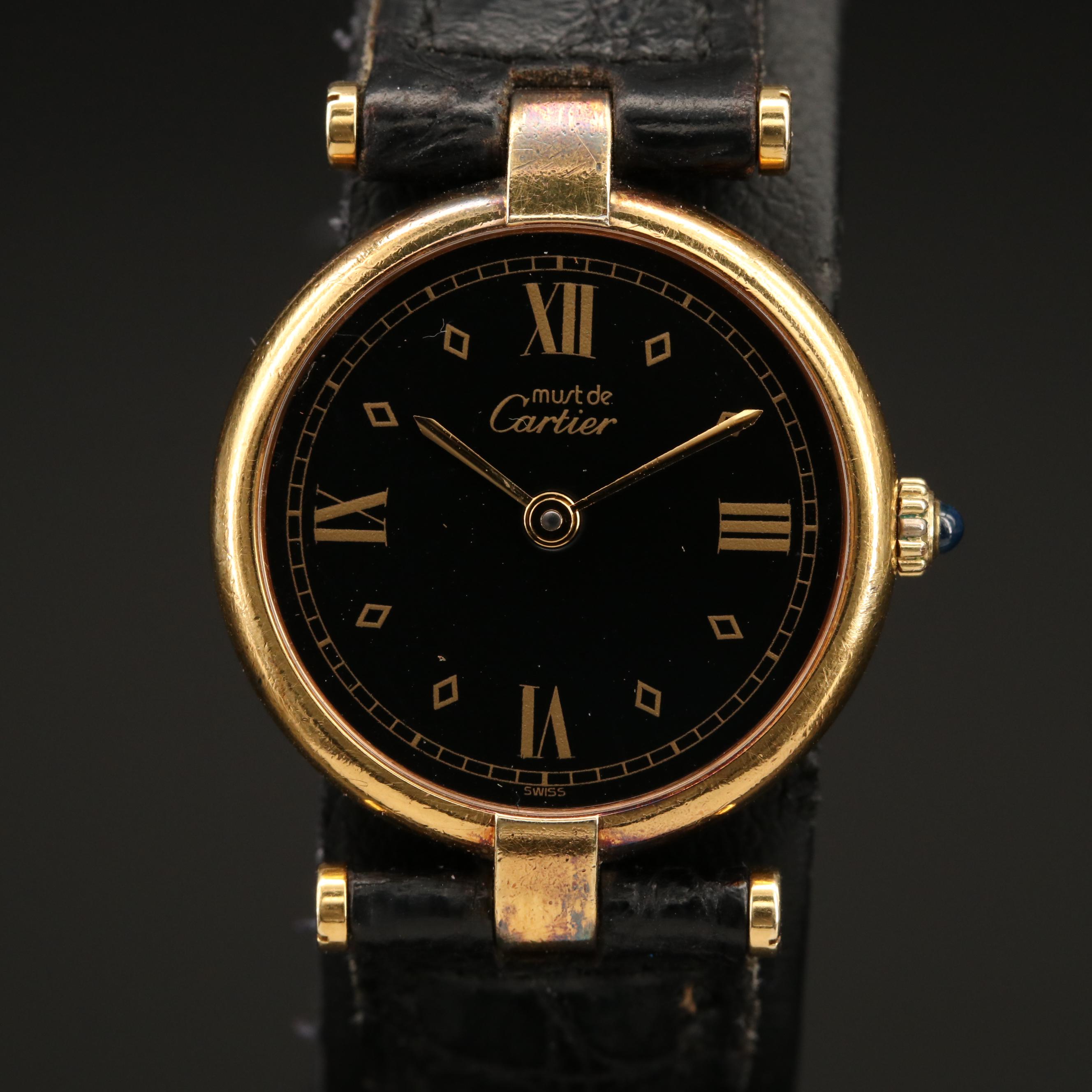 Cartier Must de Cartier Vermeil Quartz Watch
