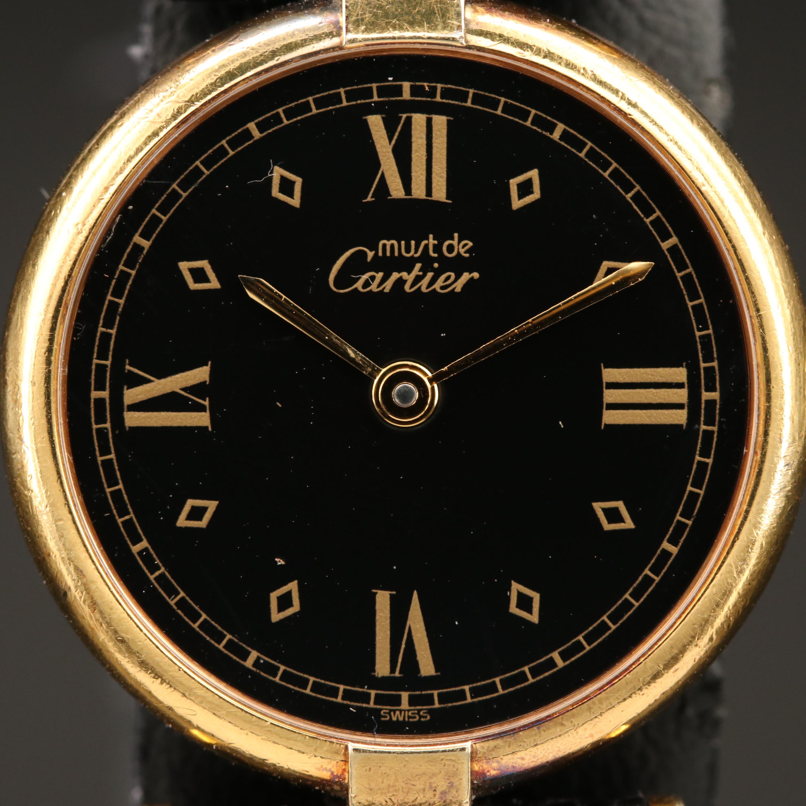 Cartier Must de Cartier Vermeil Quartz Watch