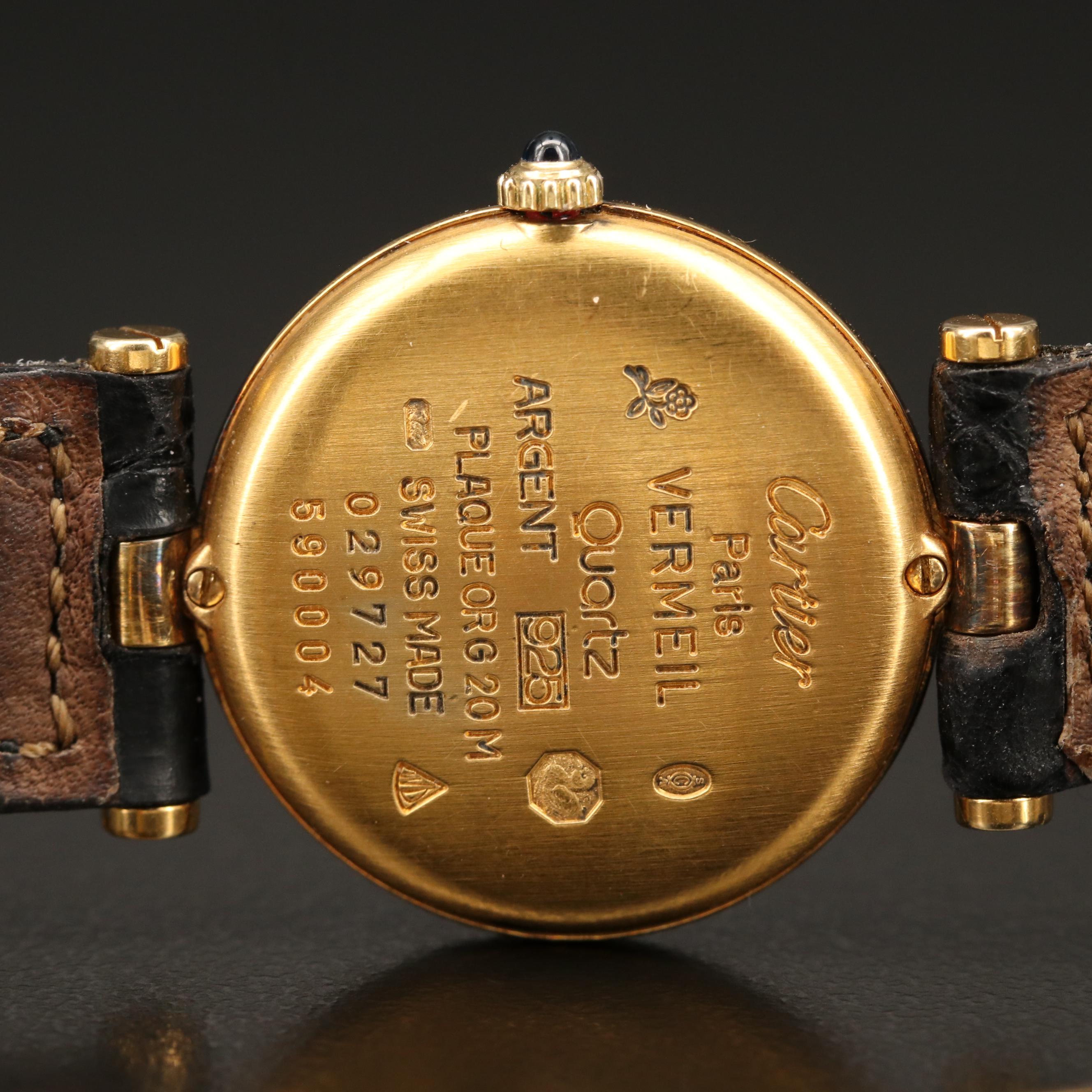 Cartier Must de Cartier Vermeil Quartz Watch