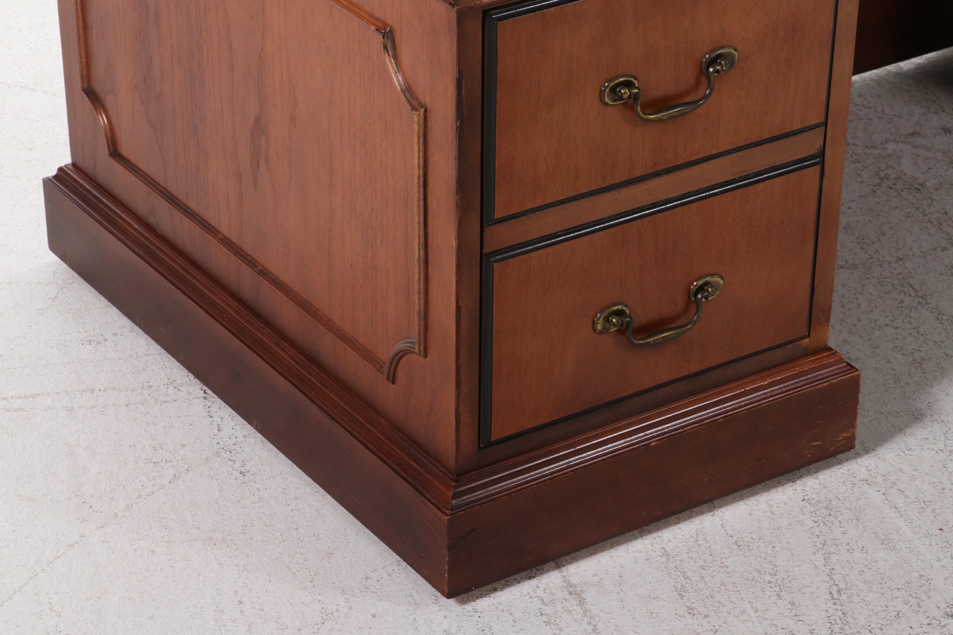Paoli Inc. Walnut Executive Desk, 21st Century