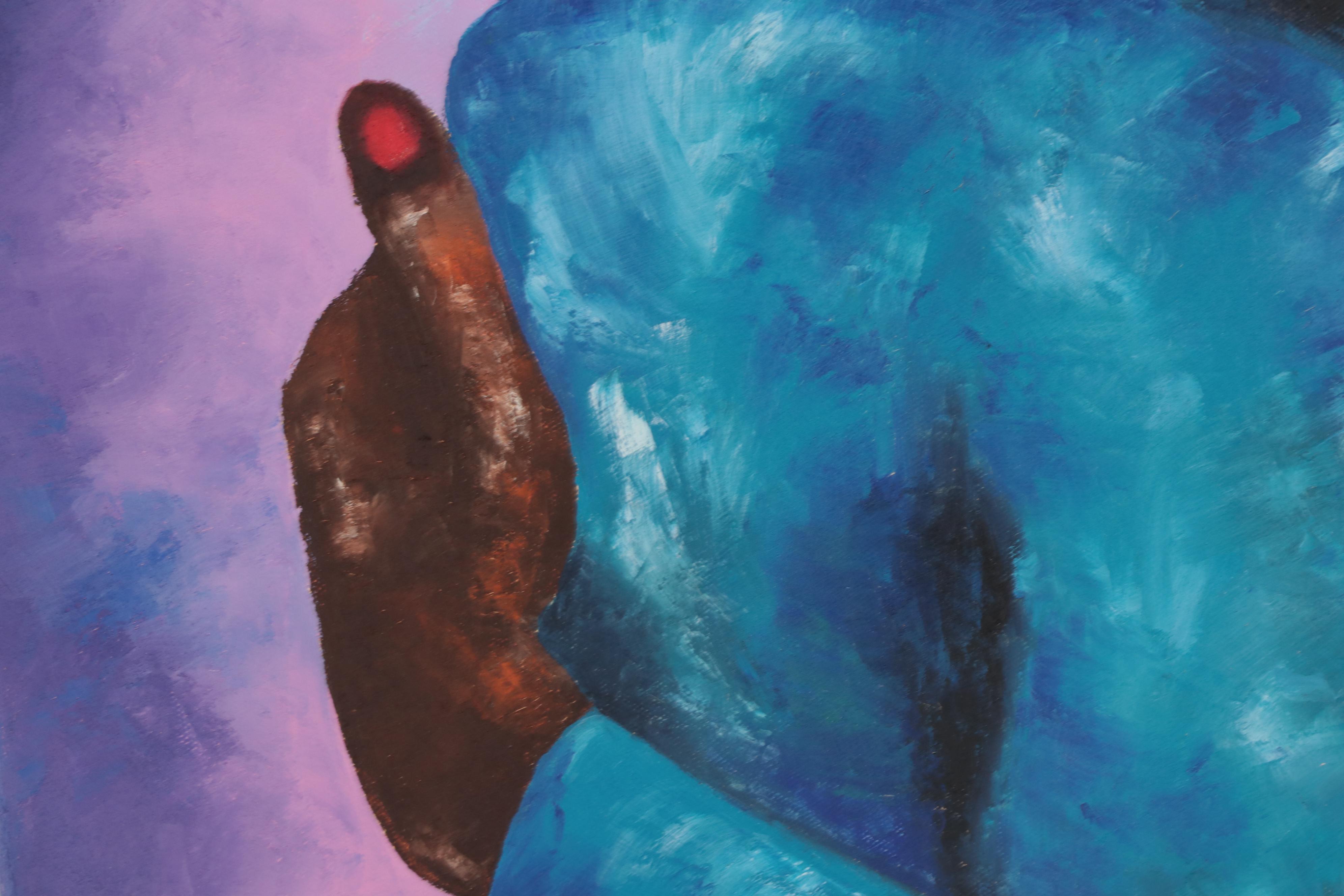 Oluwakemi Omowaire Oil Painting "Faith Over Fear II," 2021