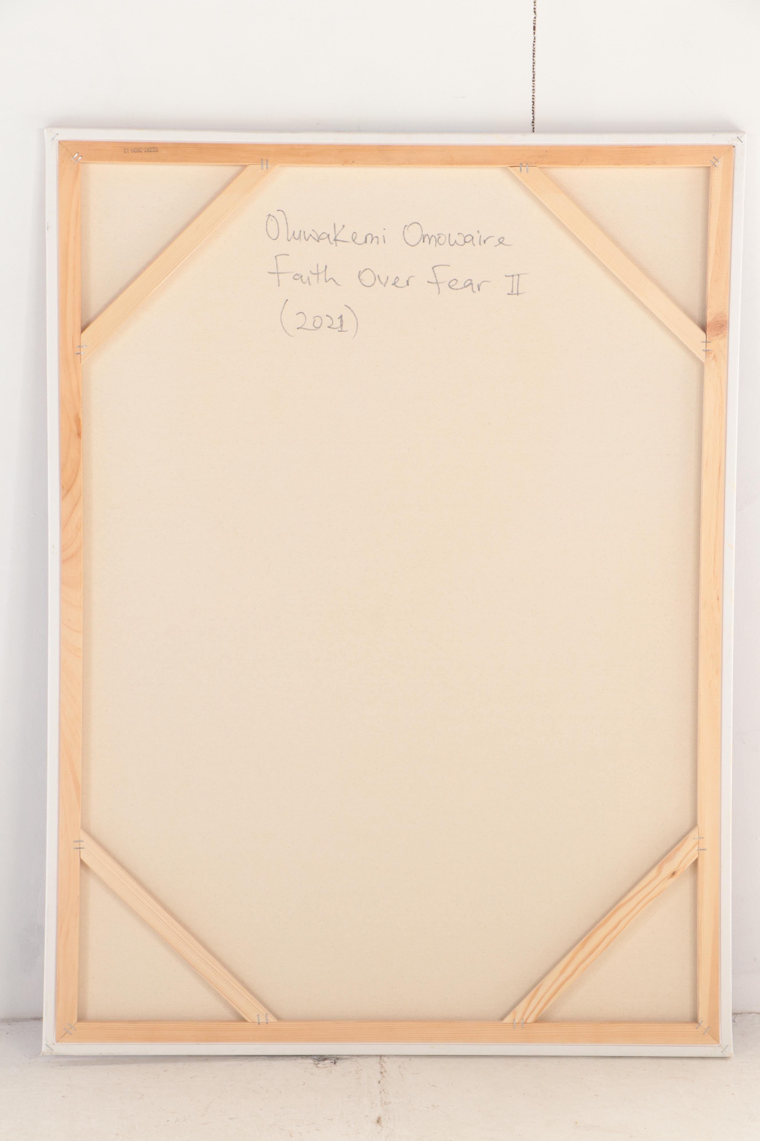 Oluwakemi Omowaire Oil Painting "Faith Over Fear II," 2021