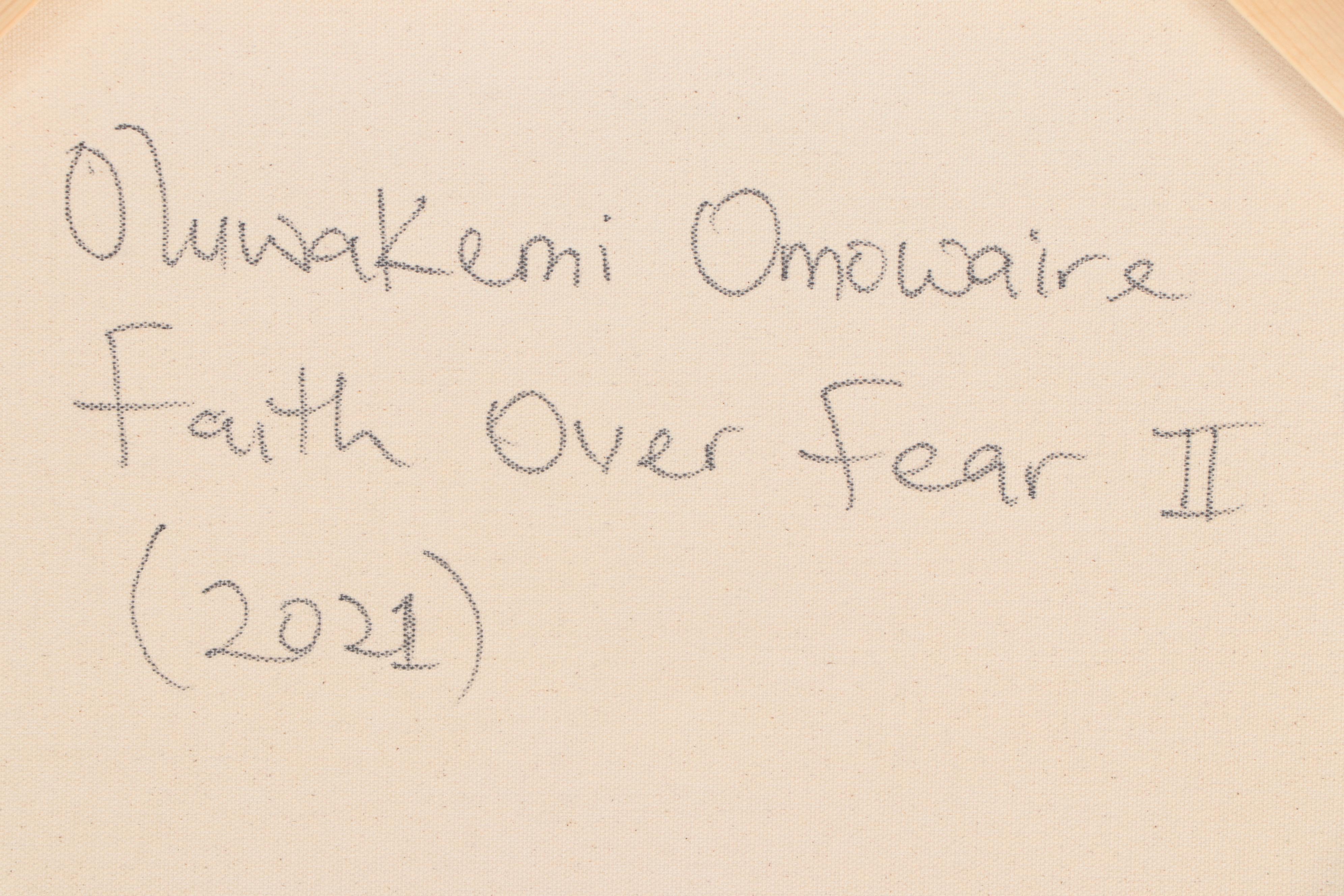 Oluwakemi Omowaire Oil Painting "Faith Over Fear II," 2021