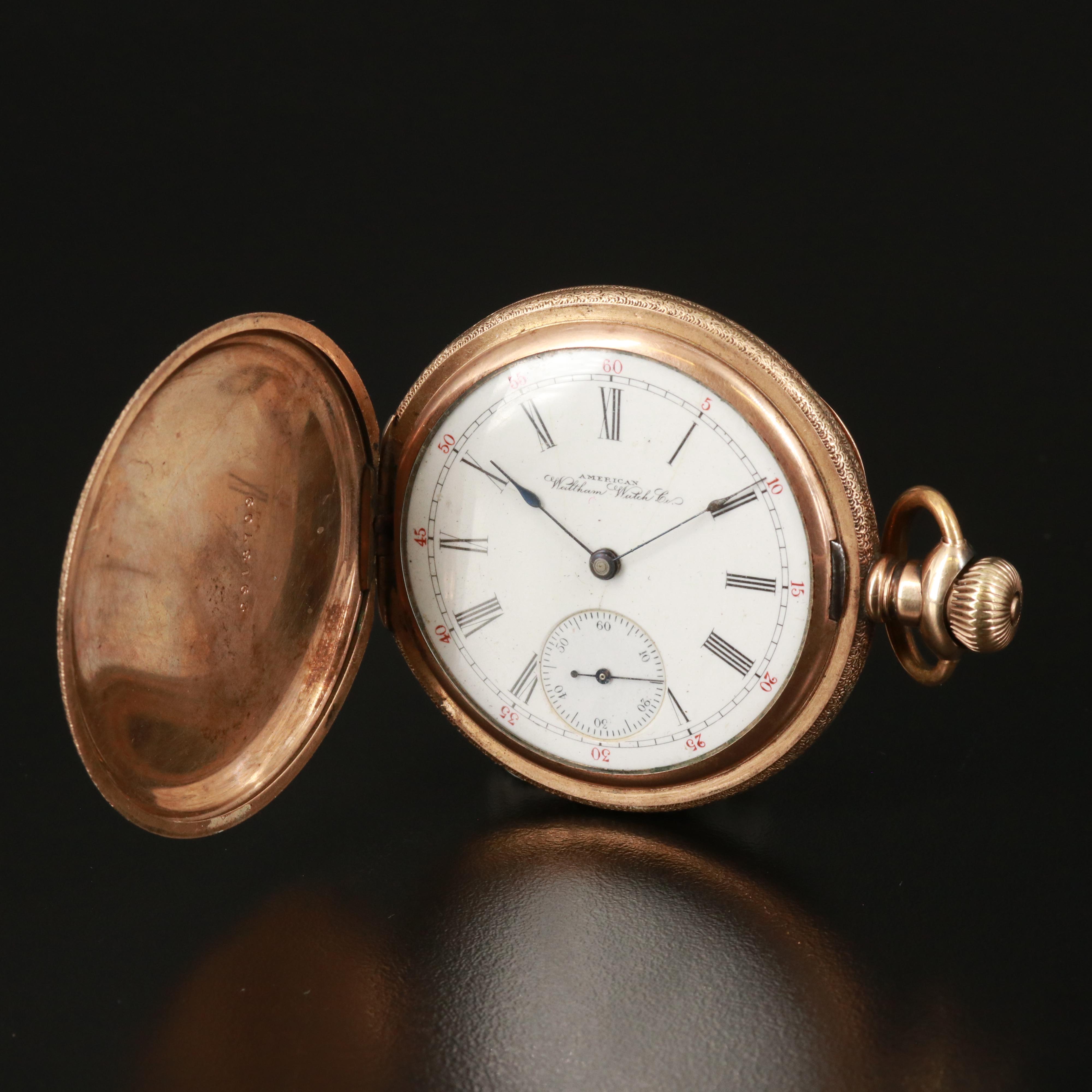 1896 Waltham Gold Filled Pocket Watch
