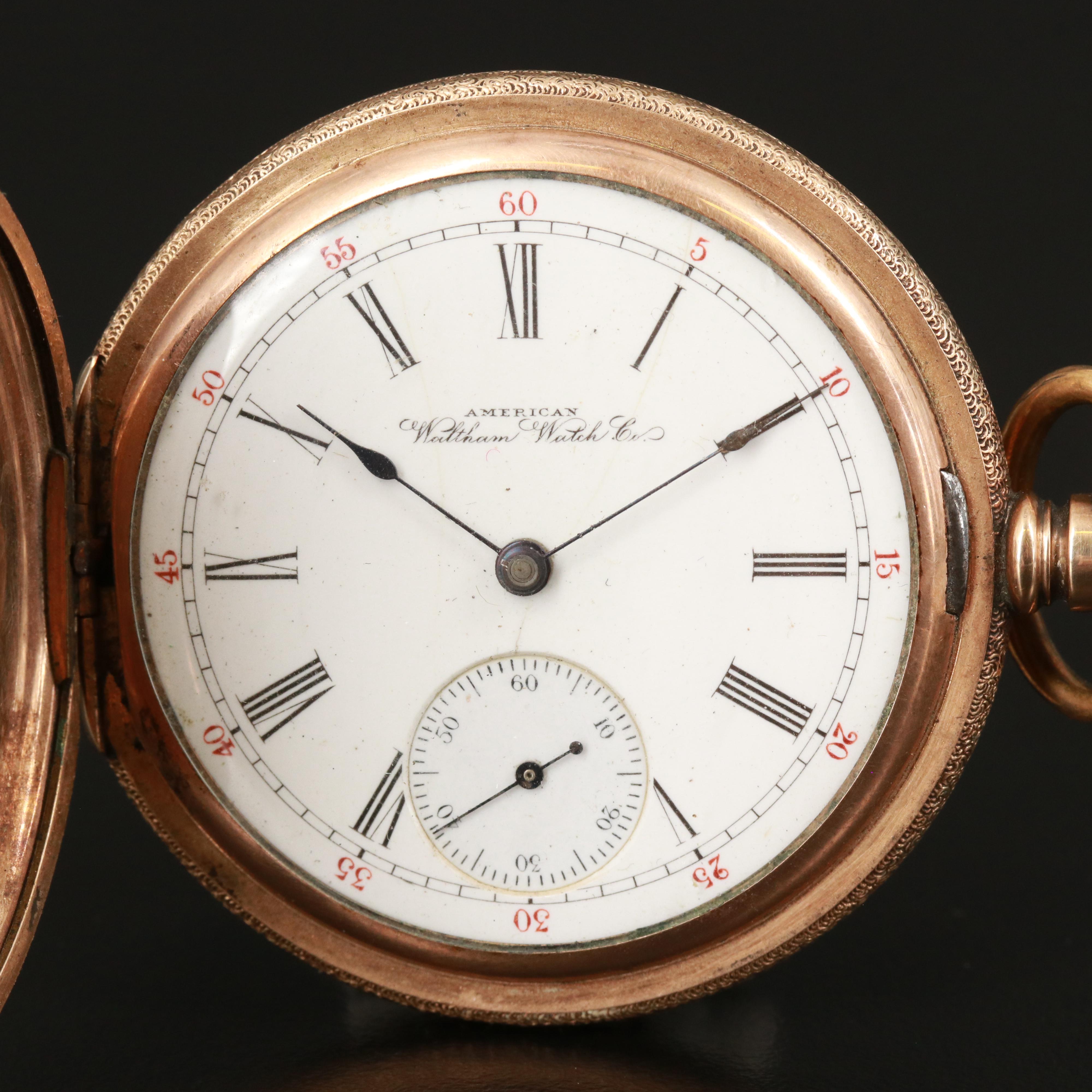 1896 Waltham Gold Filled Pocket Watch